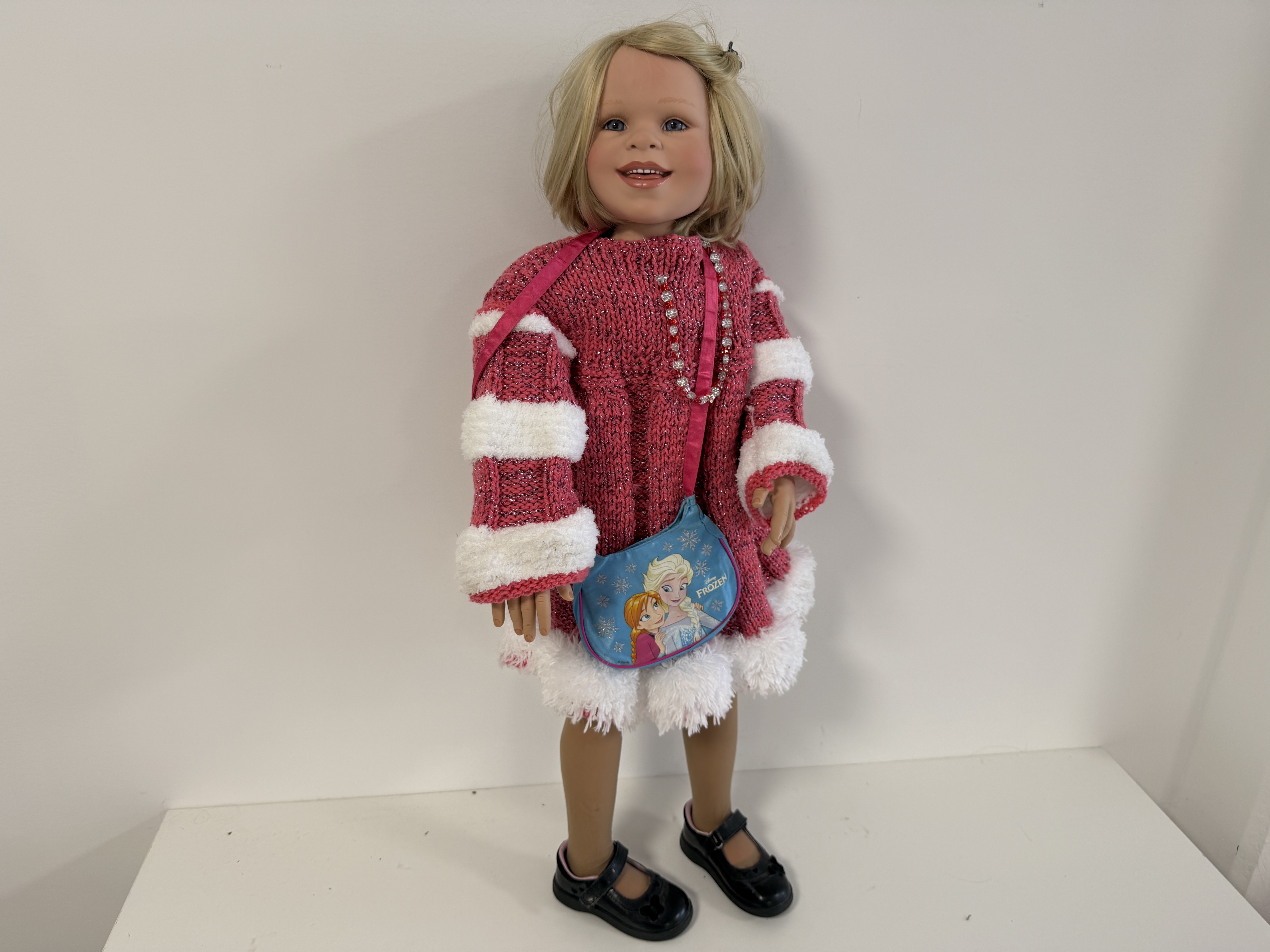 Künstlerpuppe Pamela Erff Vinyl Puppe 88 cm. Guter Zustand Leicht Schmutzig 