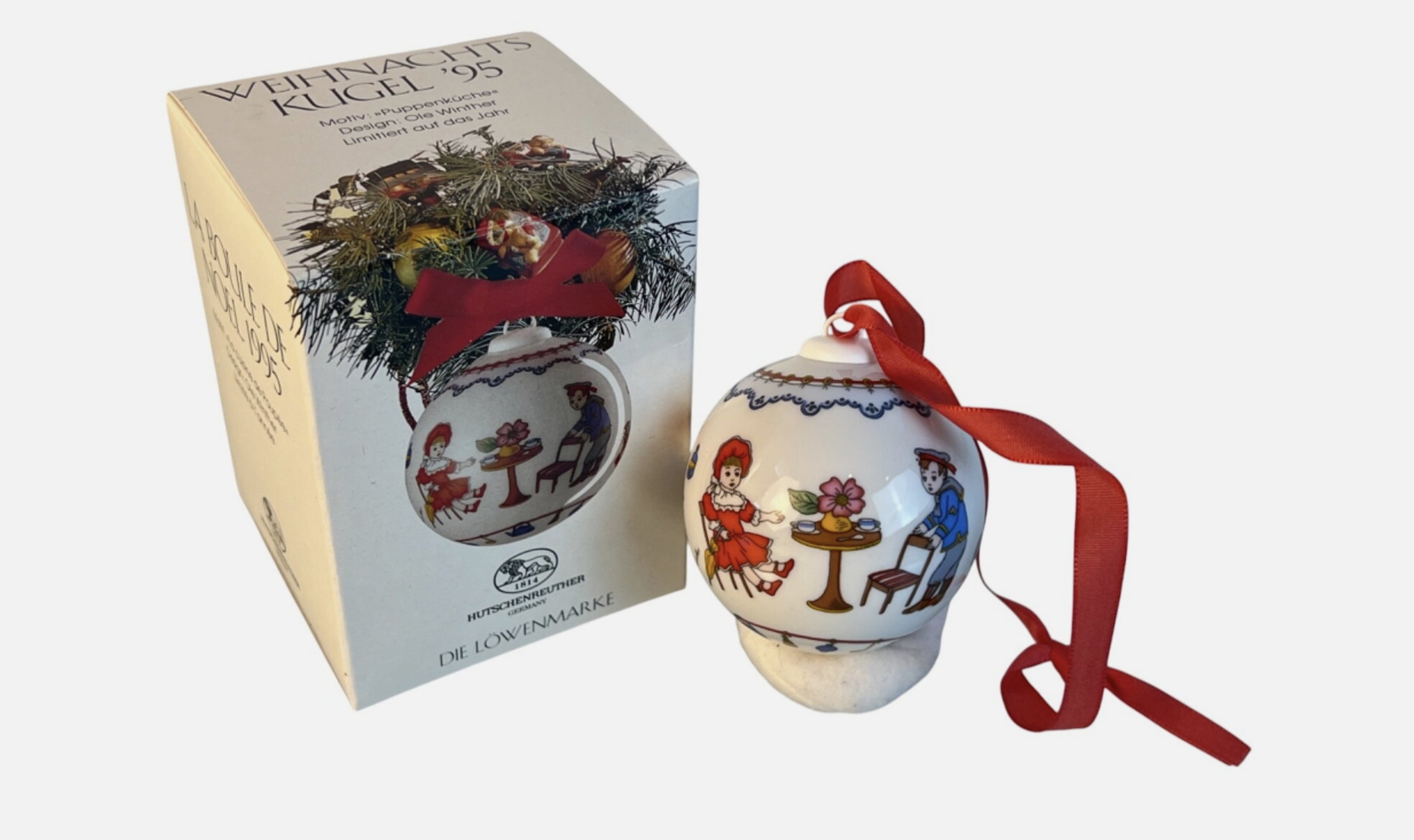  Hutschenreuther Christmas Ball 1995. Top Zustand.  Aktion