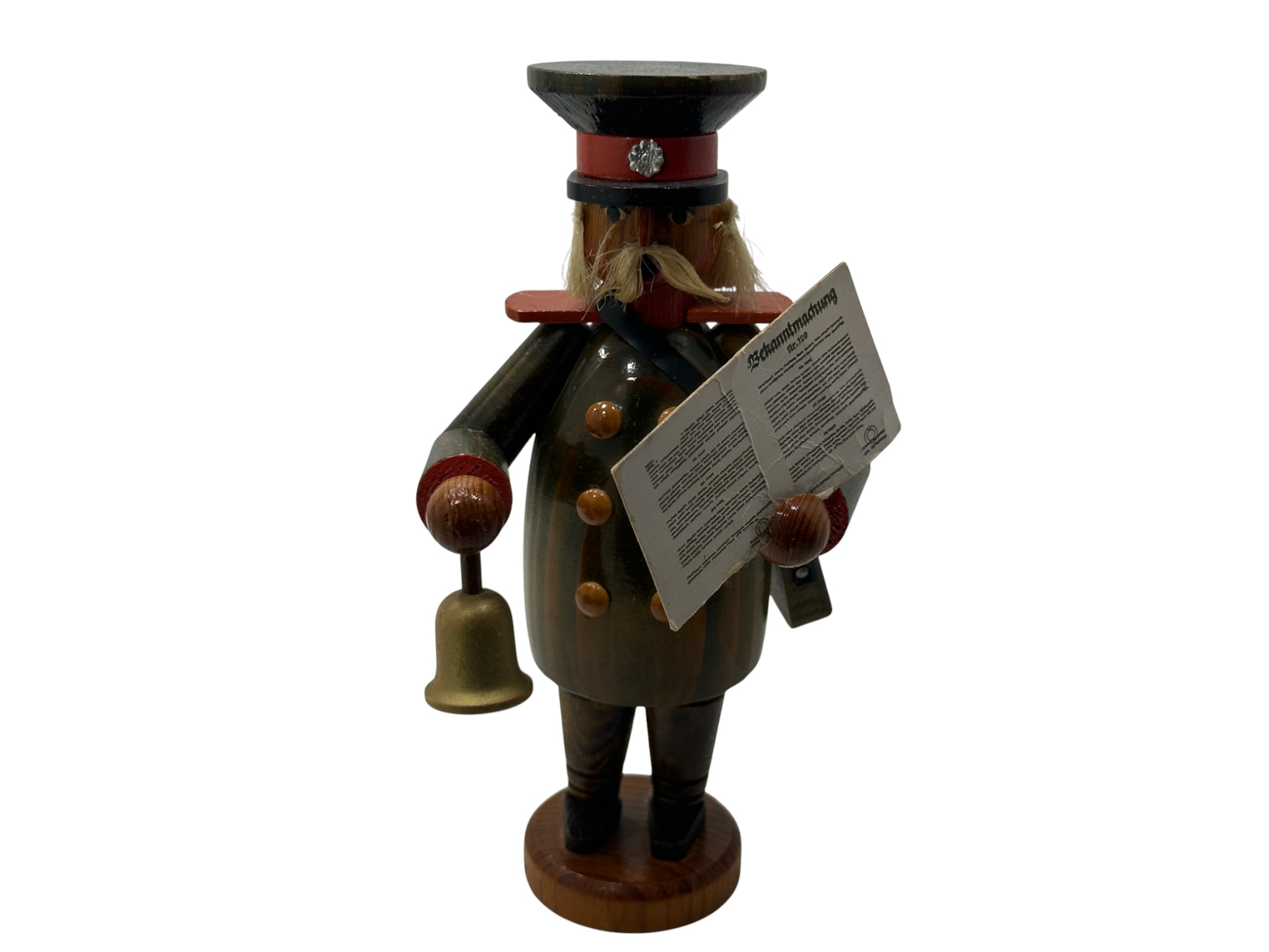 Erzgebirge Figur Räuchermännchen 19 cm. Top Zustand