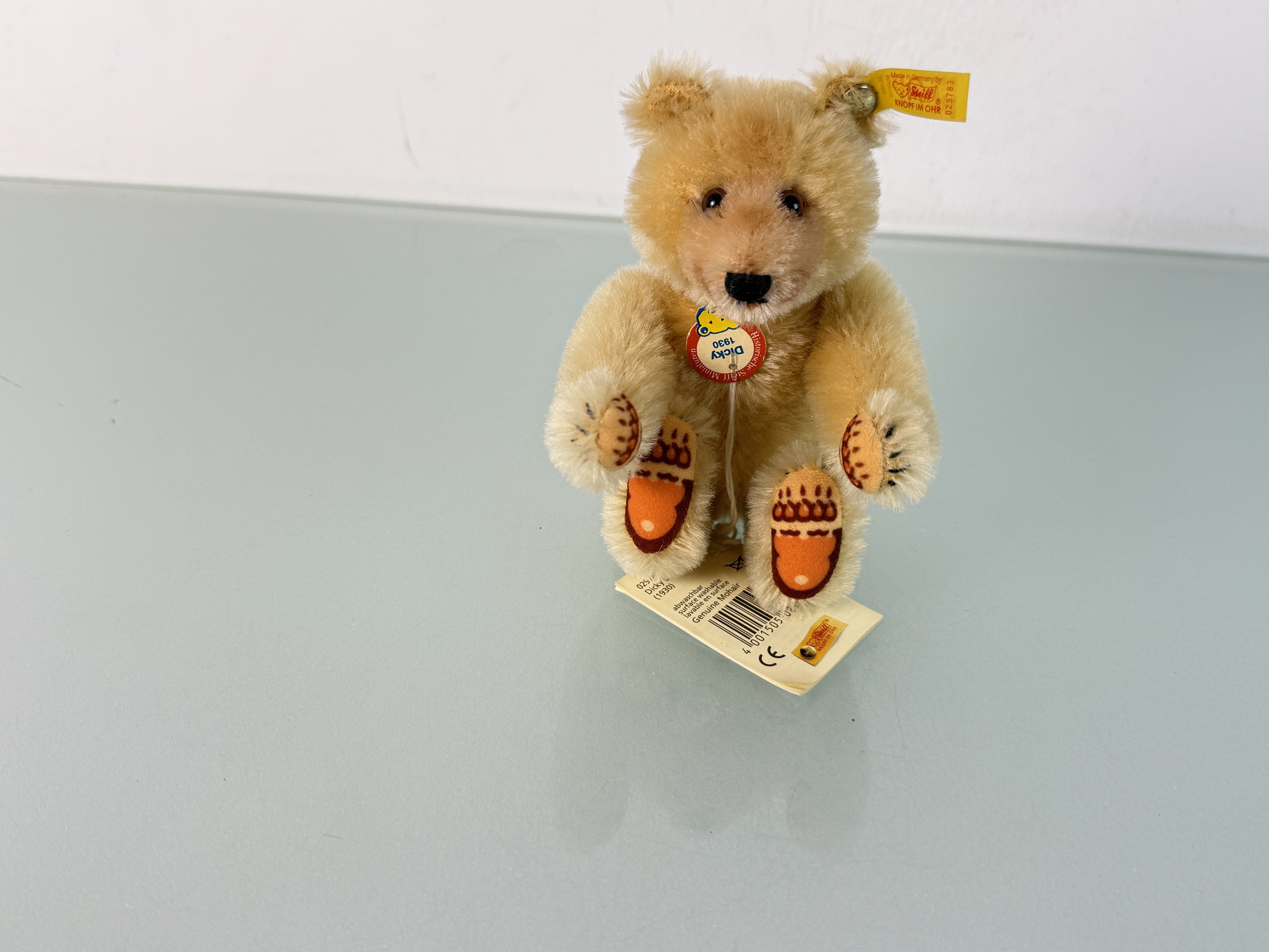 Steiff Tier 029783 Dicky Teddy Bär 17 cm Top Zustand 
