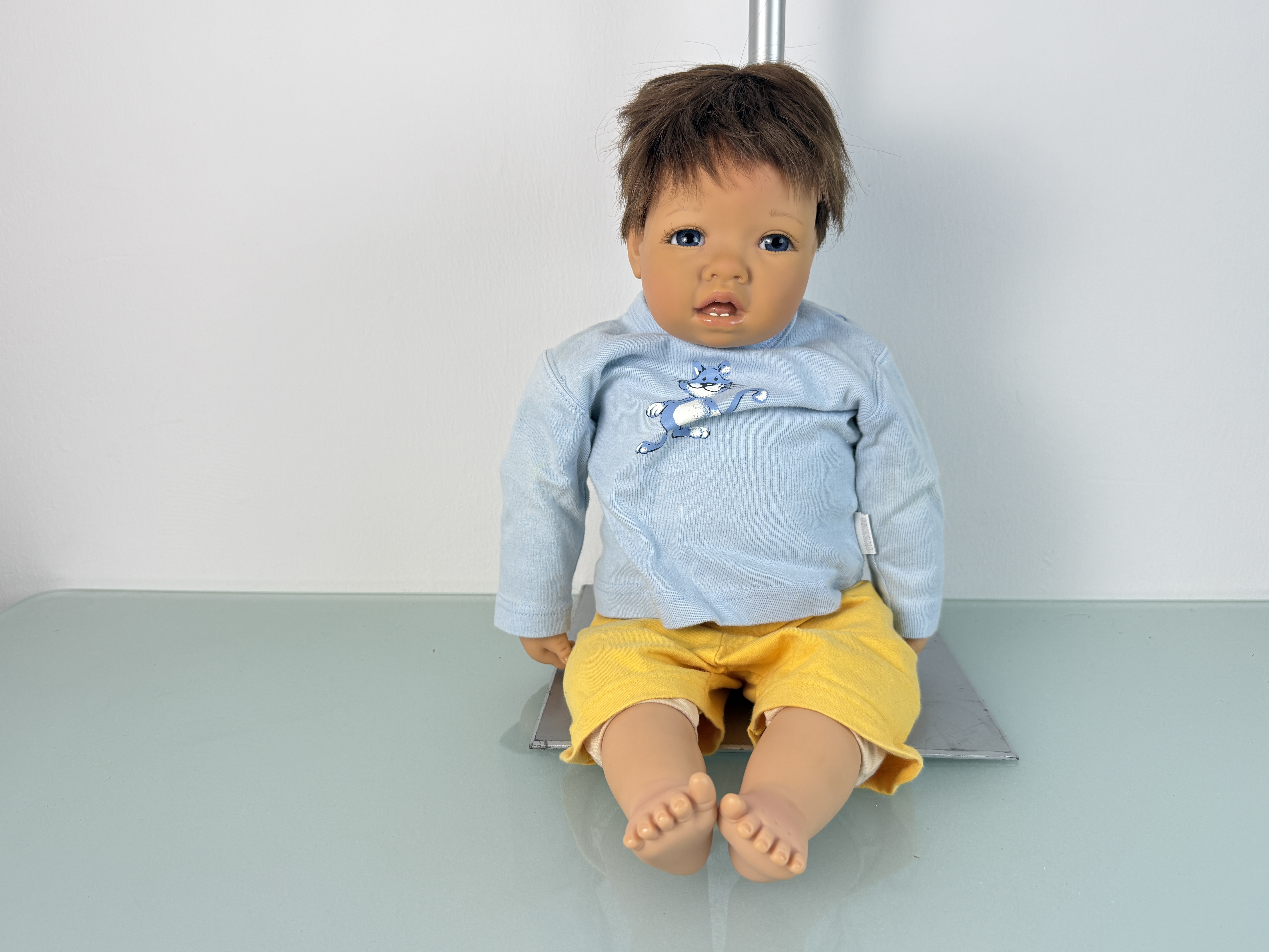 Künstlerpuppe Sammler Götz Carin Lossnitzer Vinyl Puppe 55 cm. Top Zustand