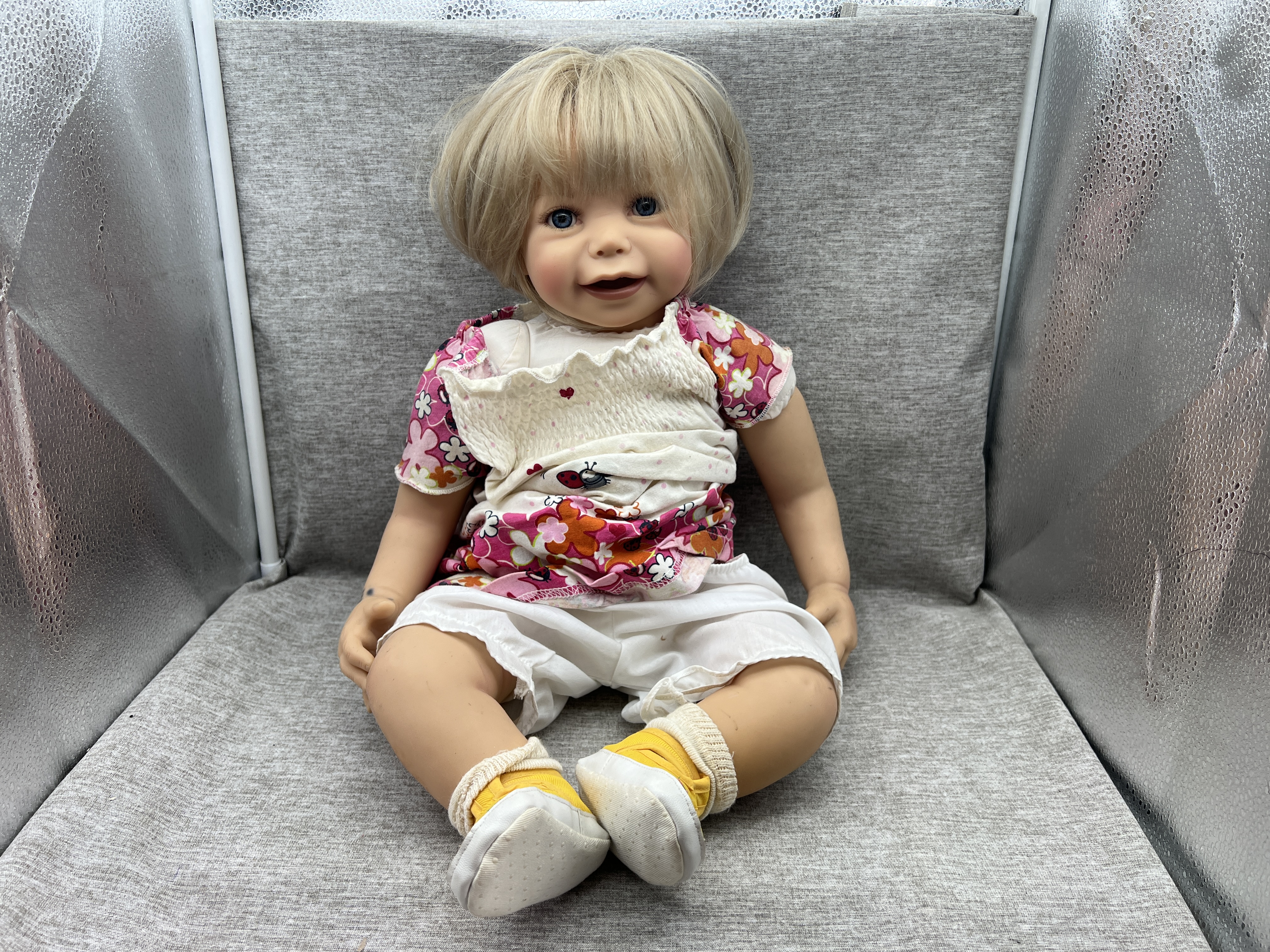 Inge Tenbusch Vinyl Puppe 58 cm. Top Zustand  