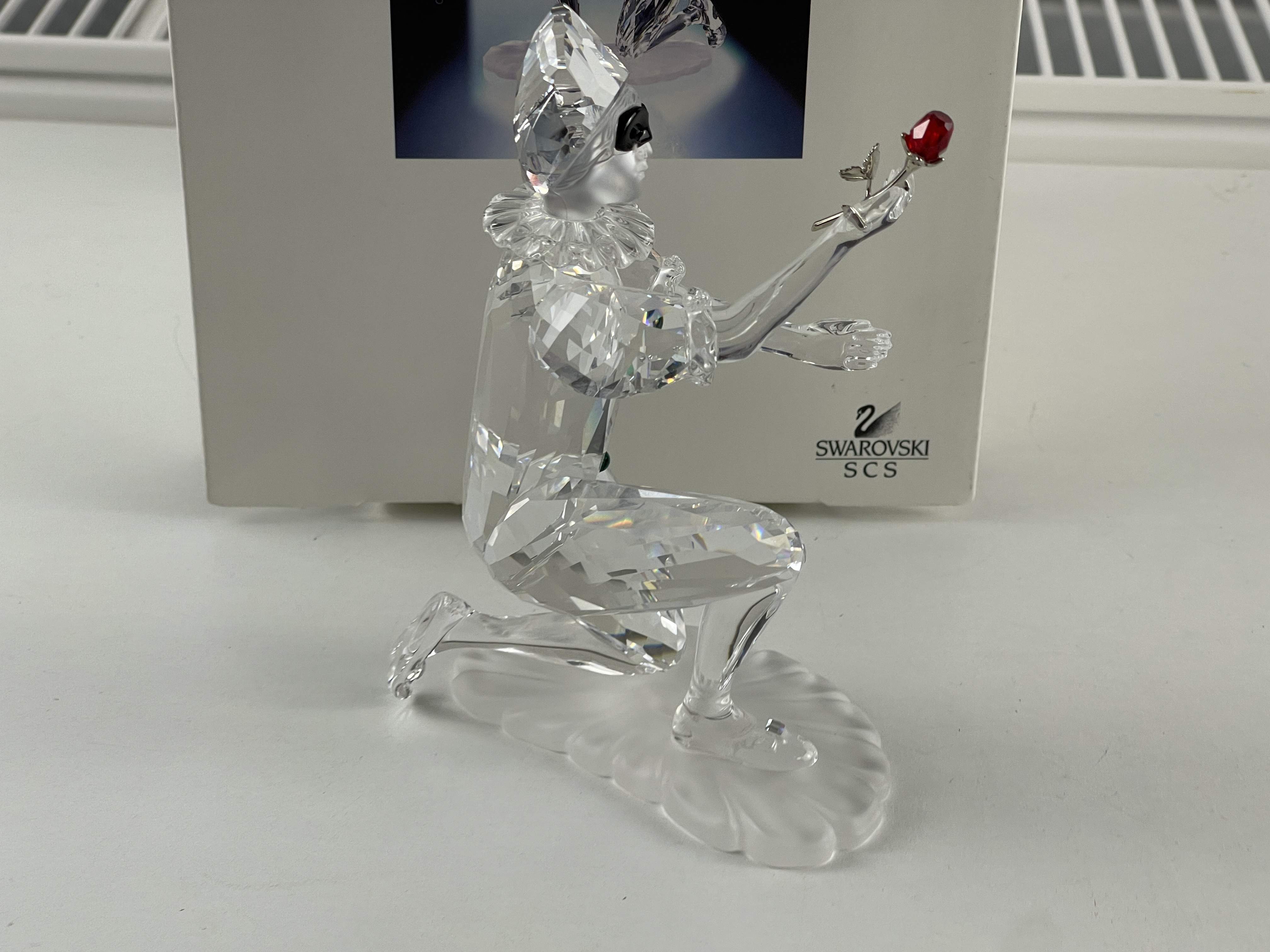  Swarovski 254044 Figur 13,5 cm Harlekin 2001 Ovp & Zertifikat. Top Zustand   