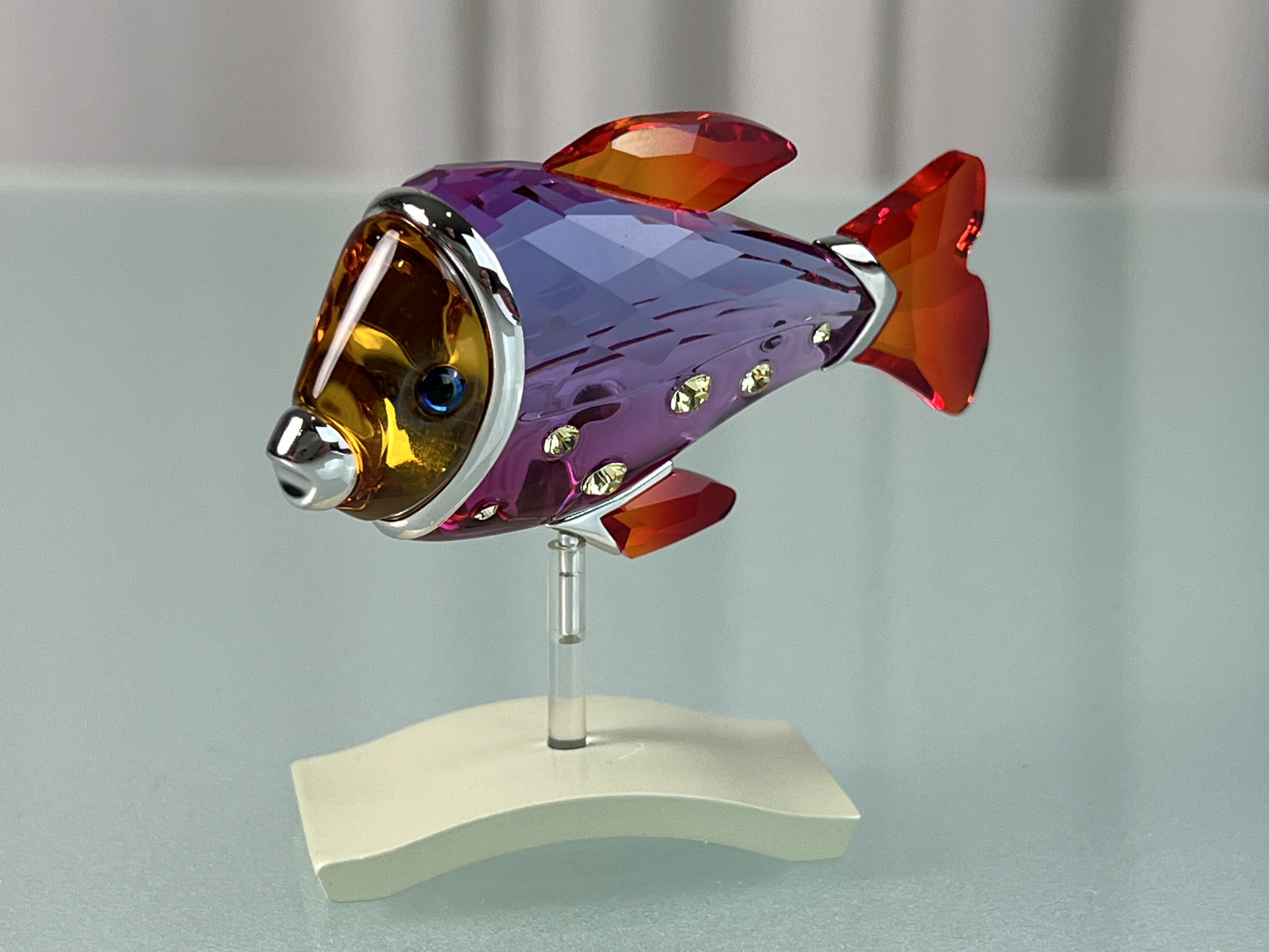 Swarovski Figur Paradise Fisch 6,5 x 7,5 cm. Top Zustand 