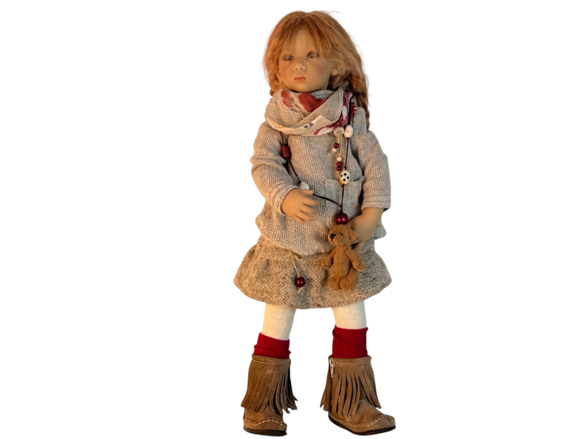 Künstlerpuppe Annette Himstedt Puppe 62 cm. Top Zustand