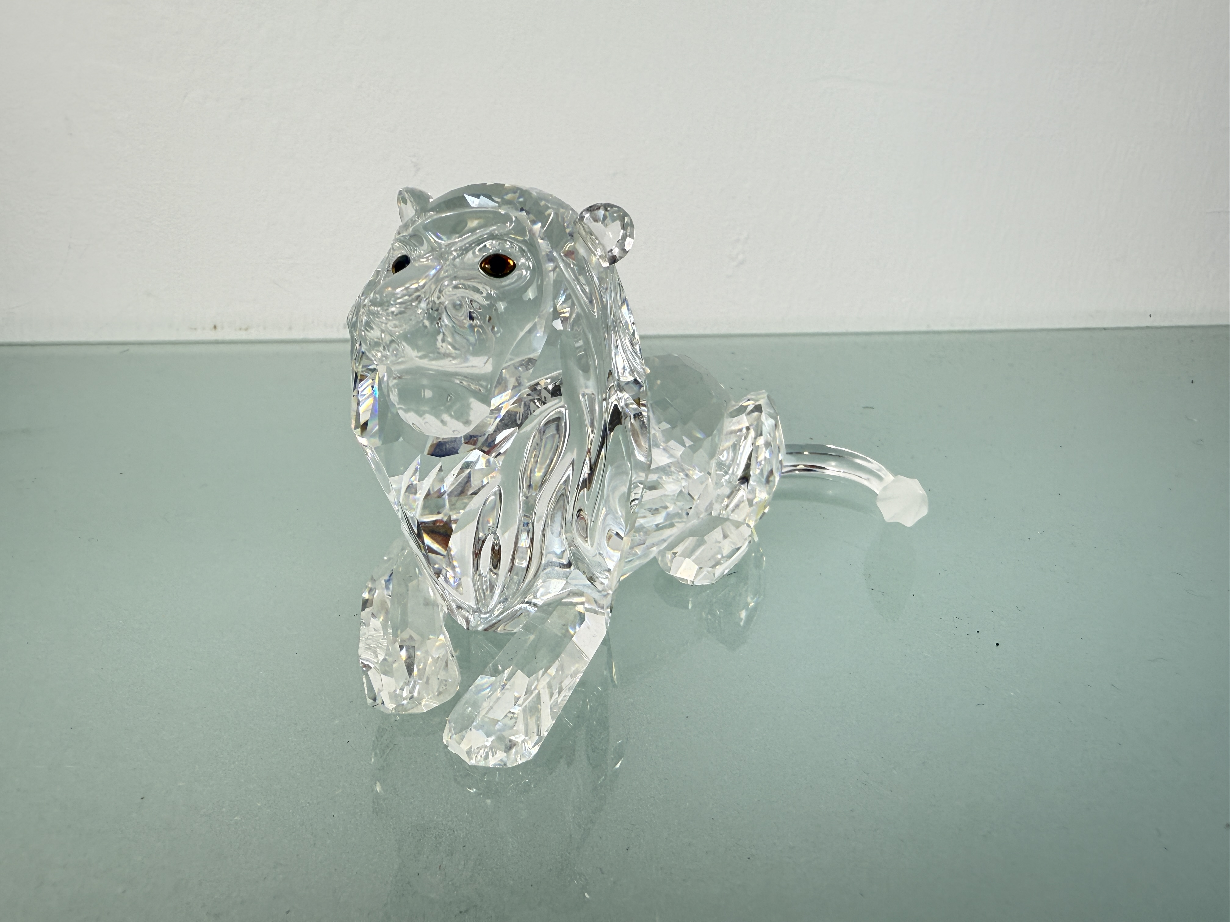  Swarovski Figur 185410 Jahresfigur Löwe 13 cm. Top Zustand  