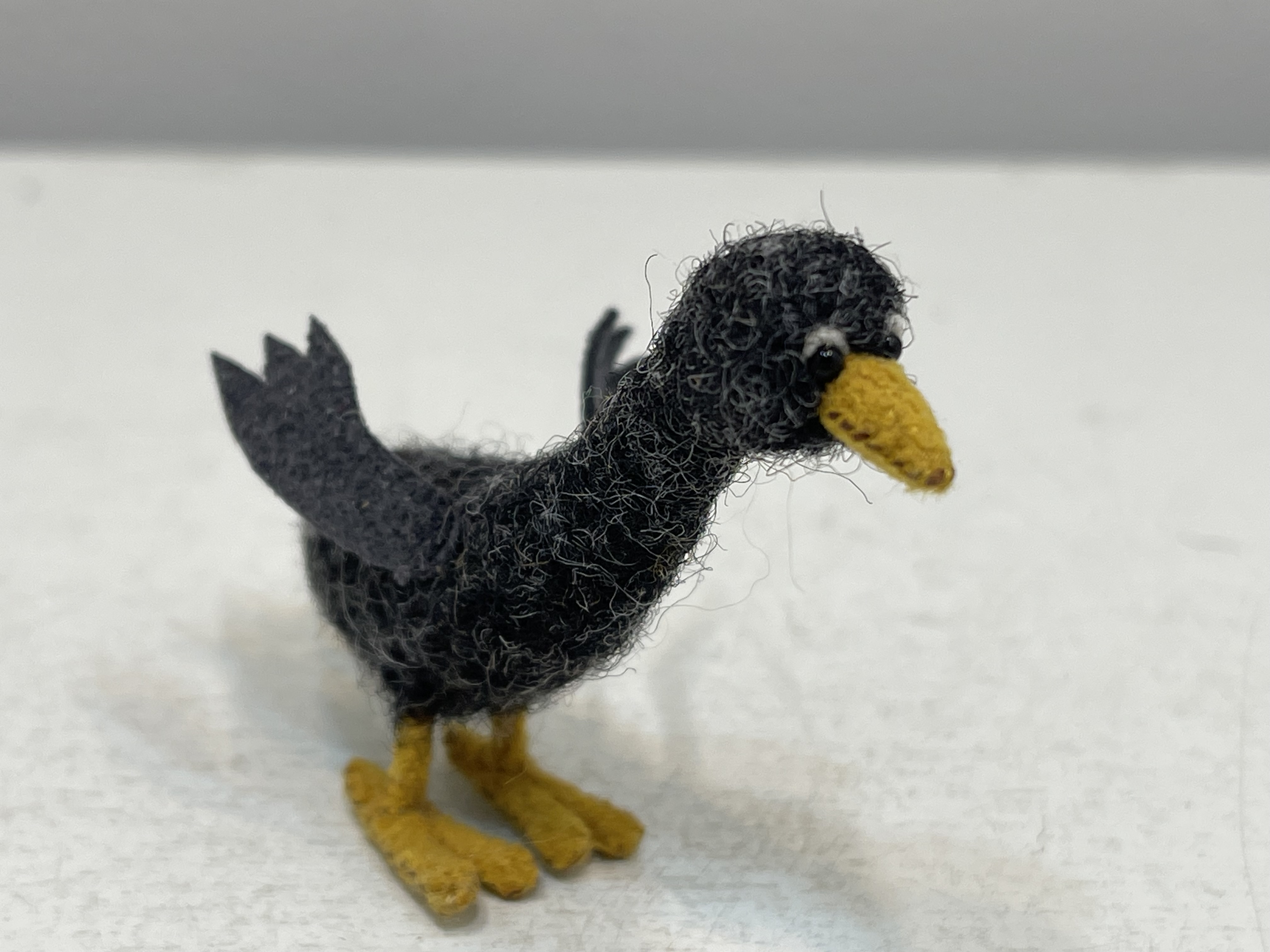 Künstler Stofftier Filz Hase 5 cm. - Top Zustand.   