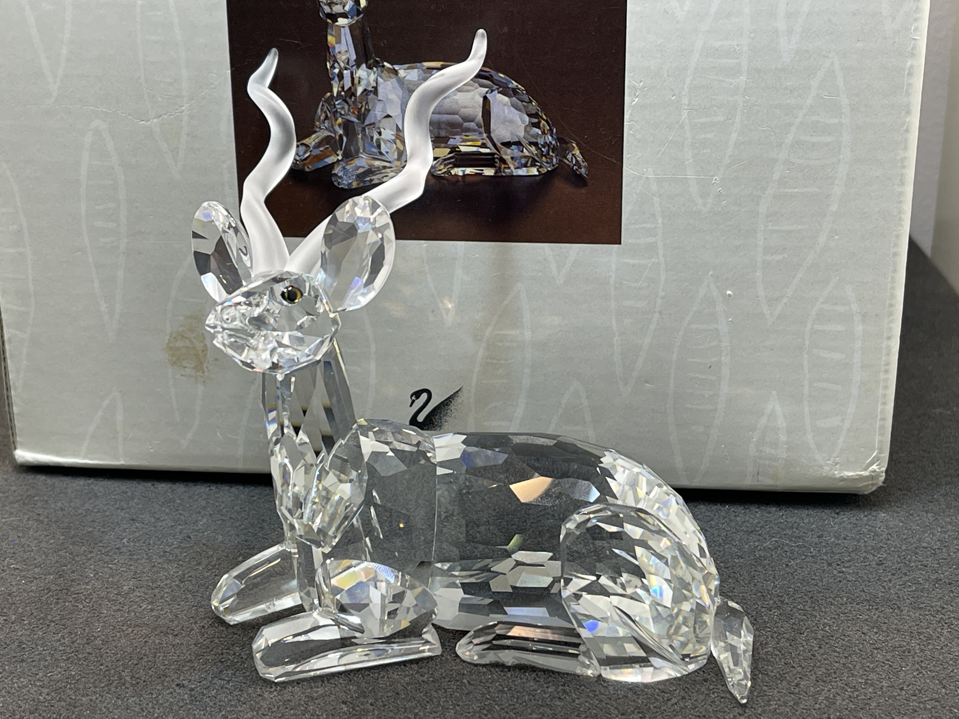 Swarovski Figur 175703 Jahresfigur Kudu 10,5 cm. Mit Ovp & Zertifikat. Top Zustand   