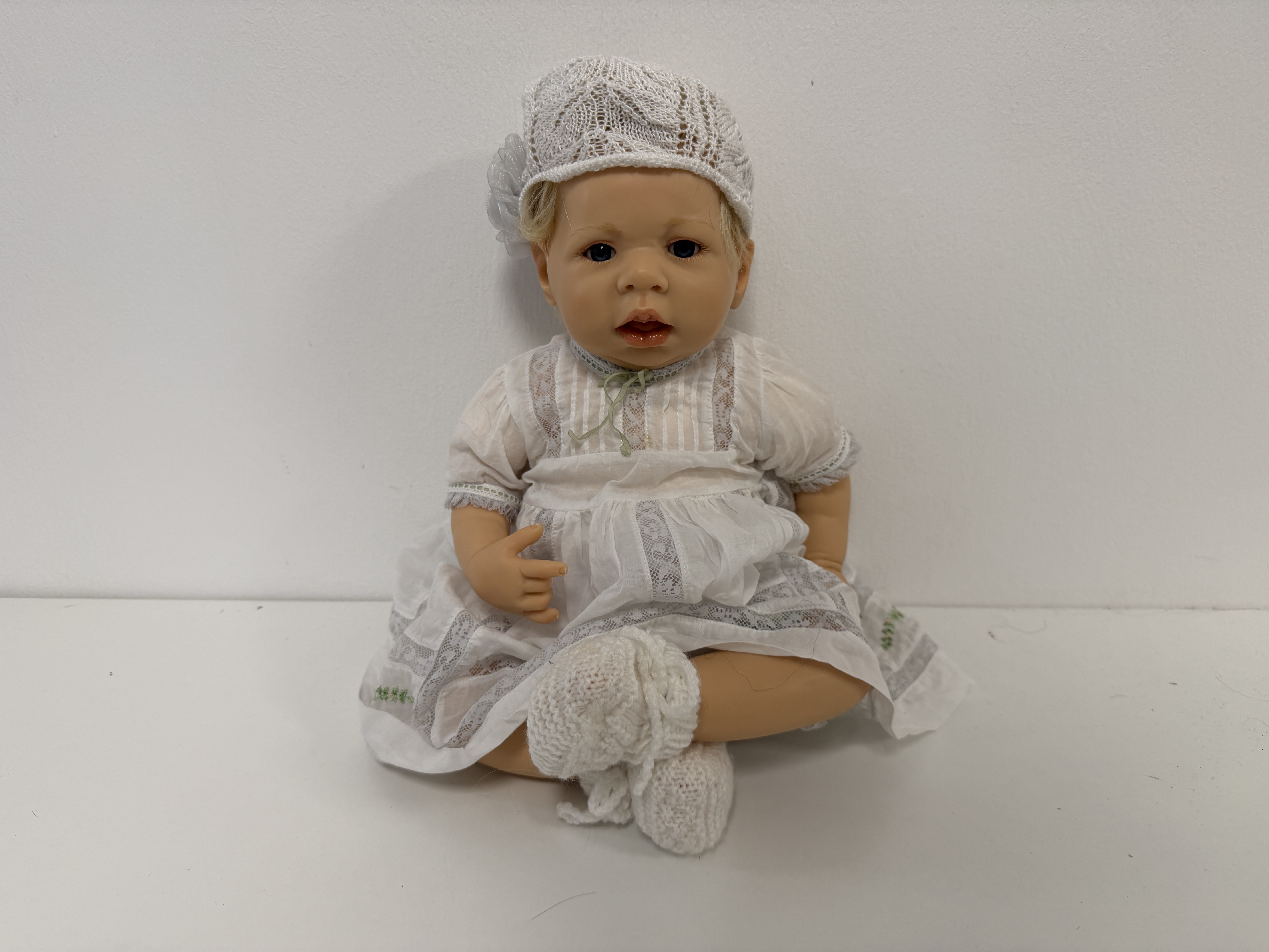 Hildegard Günzel Künstlerpuppe Resin Puppe 45 cm. Top Zustand 