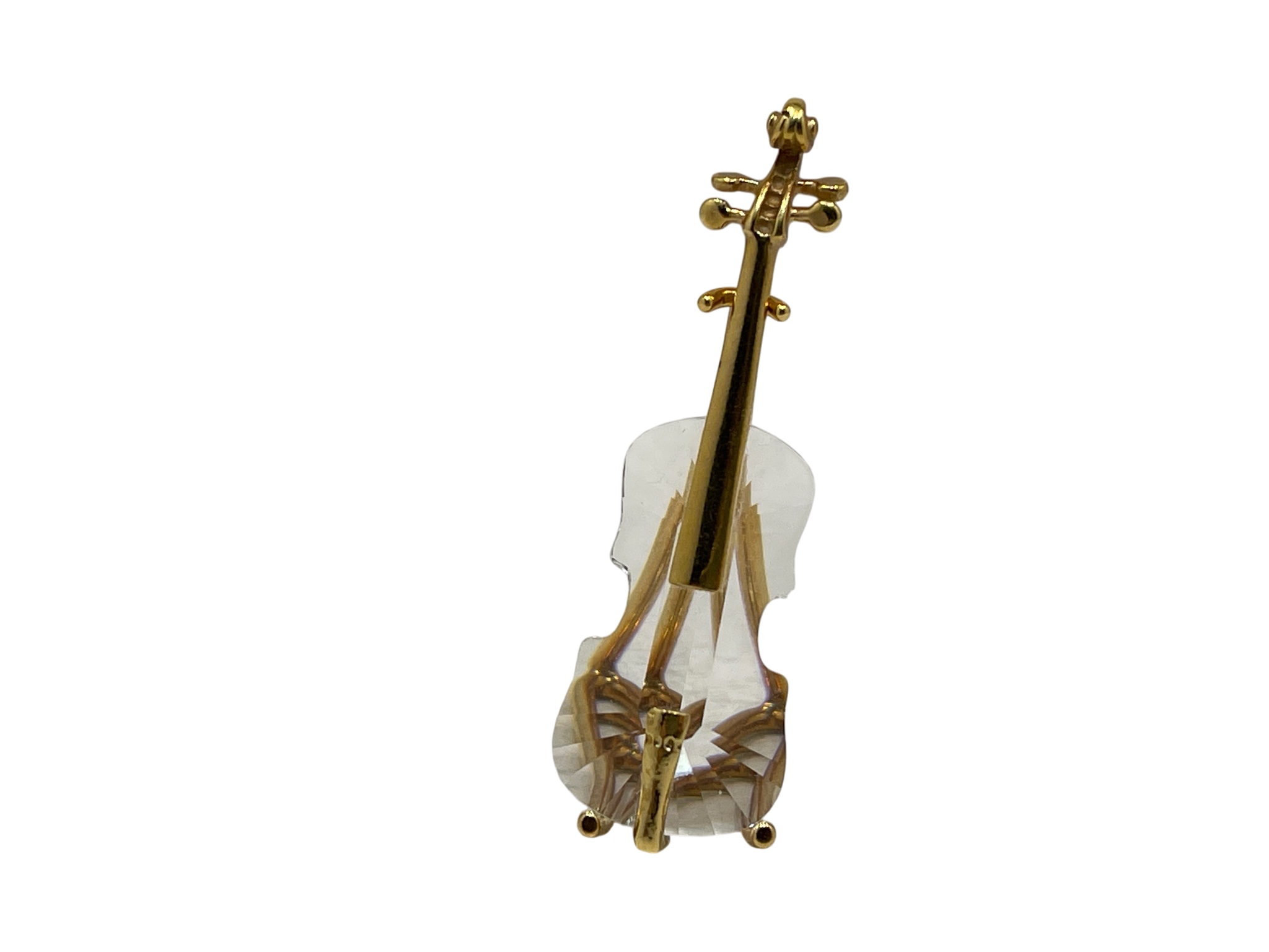 Swarovski Figur 173366 Kristall Geige / Violine 4 cm.  Top Zustand 