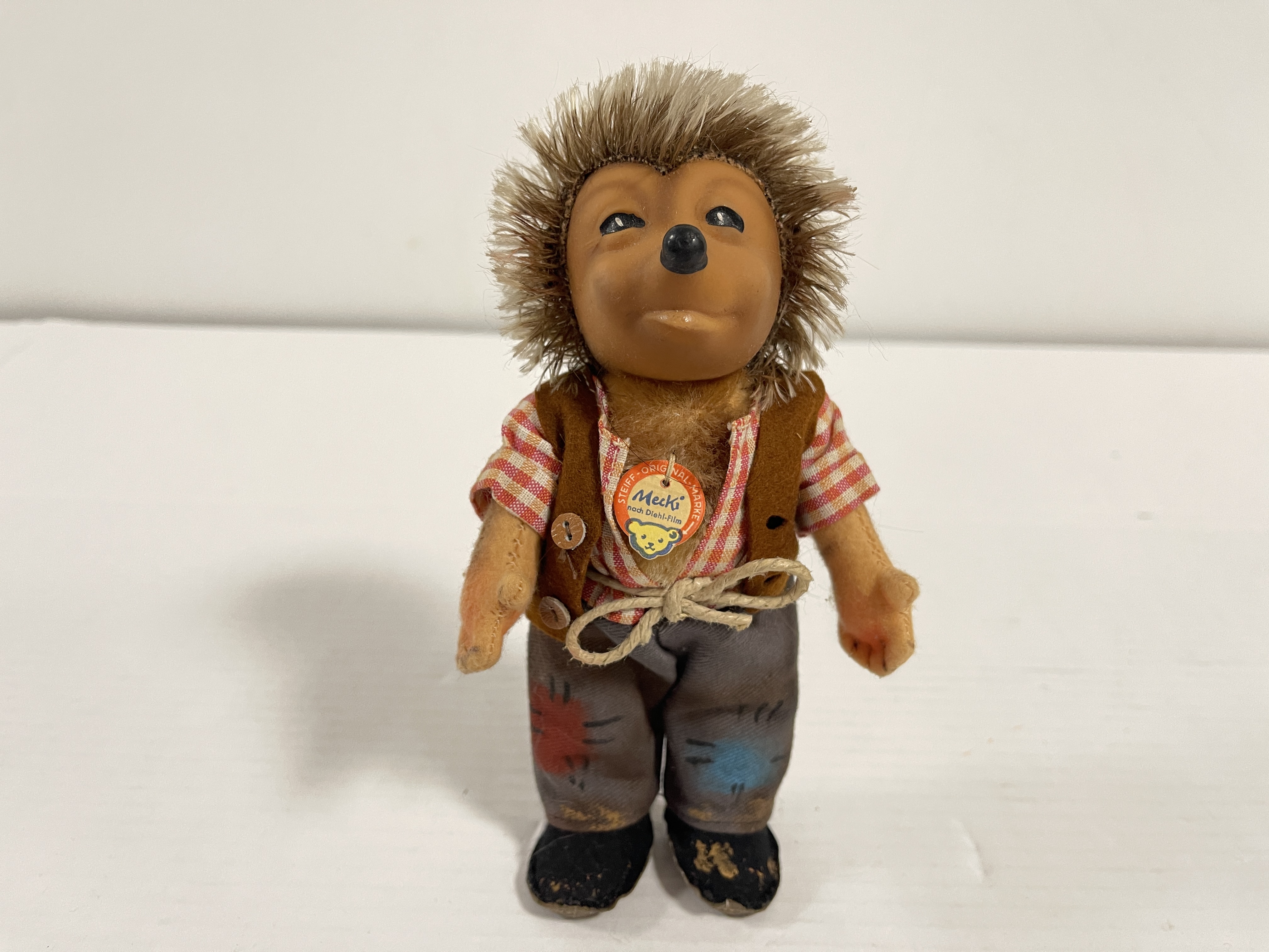 Steiff Tier Mecki 17 cm. Zustand siehe Fotos 