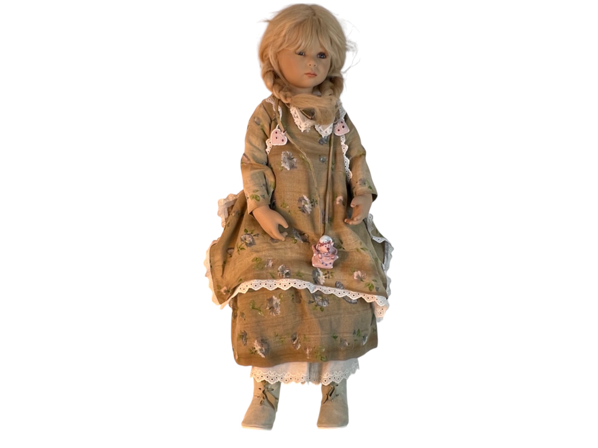 Künstlerpuppe Annette Himstedt Puppe 79 cm. Top Zustand