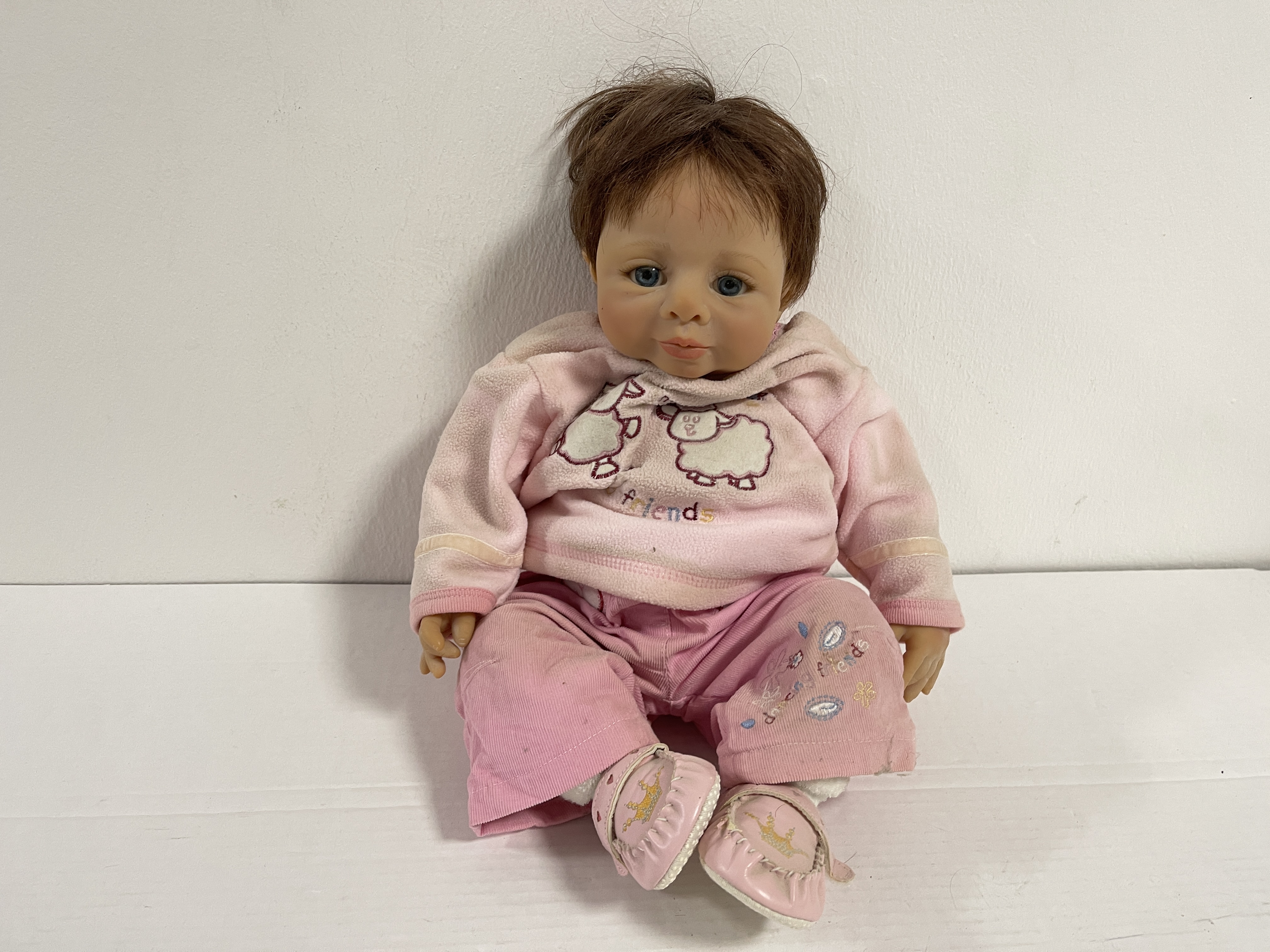 Elisa Marx Künstlerpuppe Vinyl Puppe 45 cm - Zustand siehe Fotos 