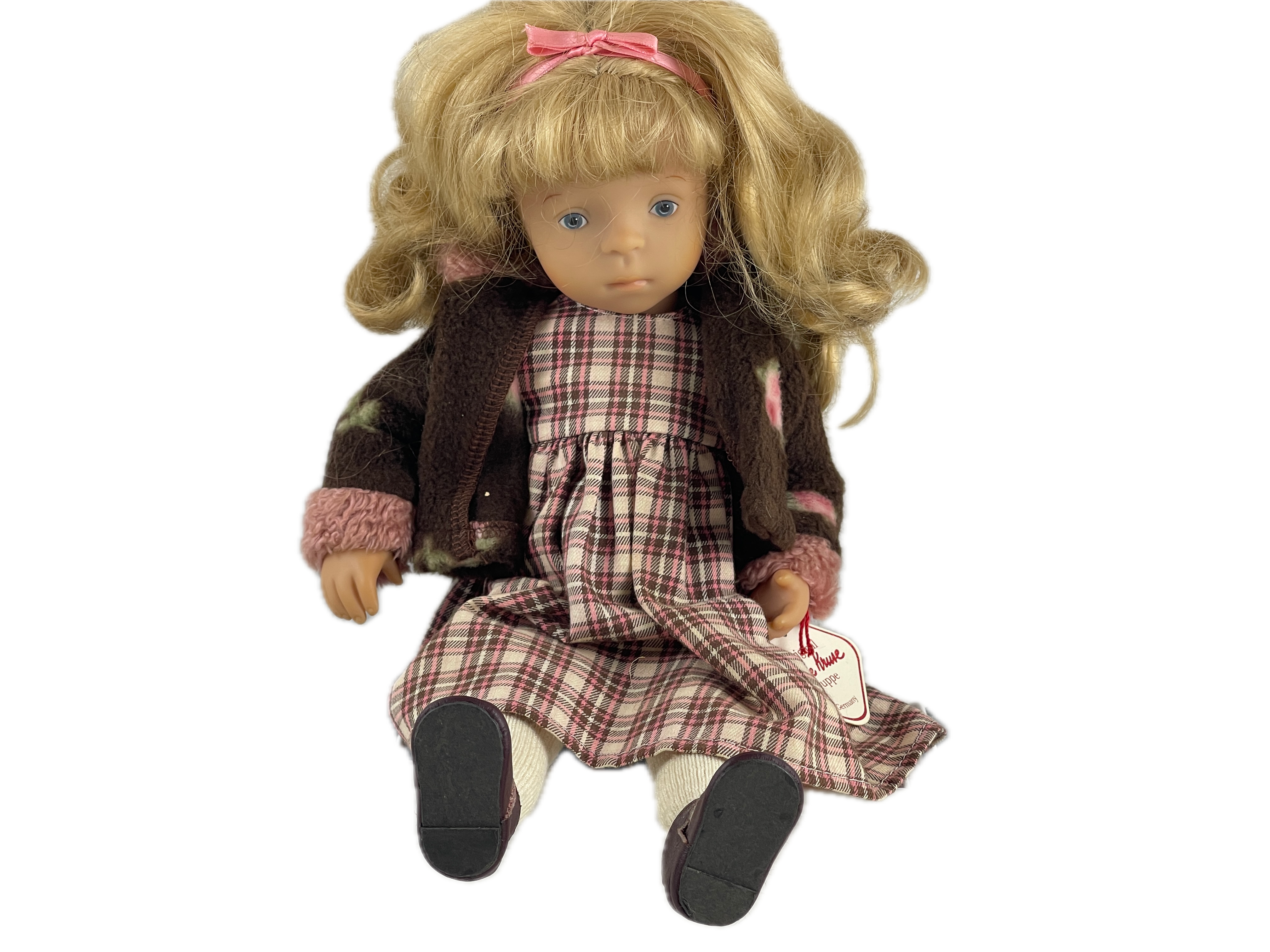 Künstlerpuppe Sylvia Natterer Käthe Kruse Vinyl Puppe 33 cm. Top Zustand   
