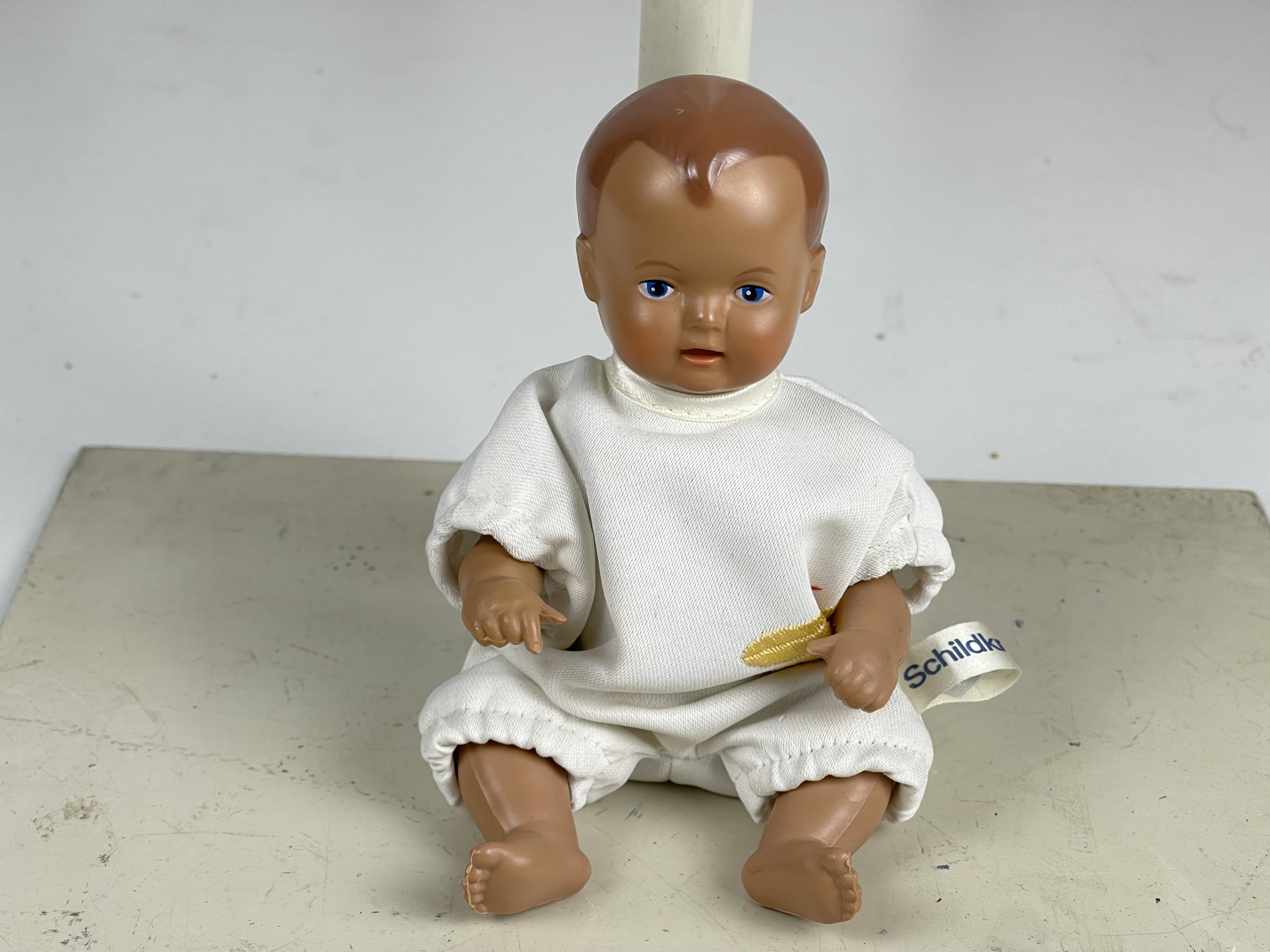 Schildkröt-Puppe Schildkrötpuppe Puppe 16cm. Zustand siehe Fotos   