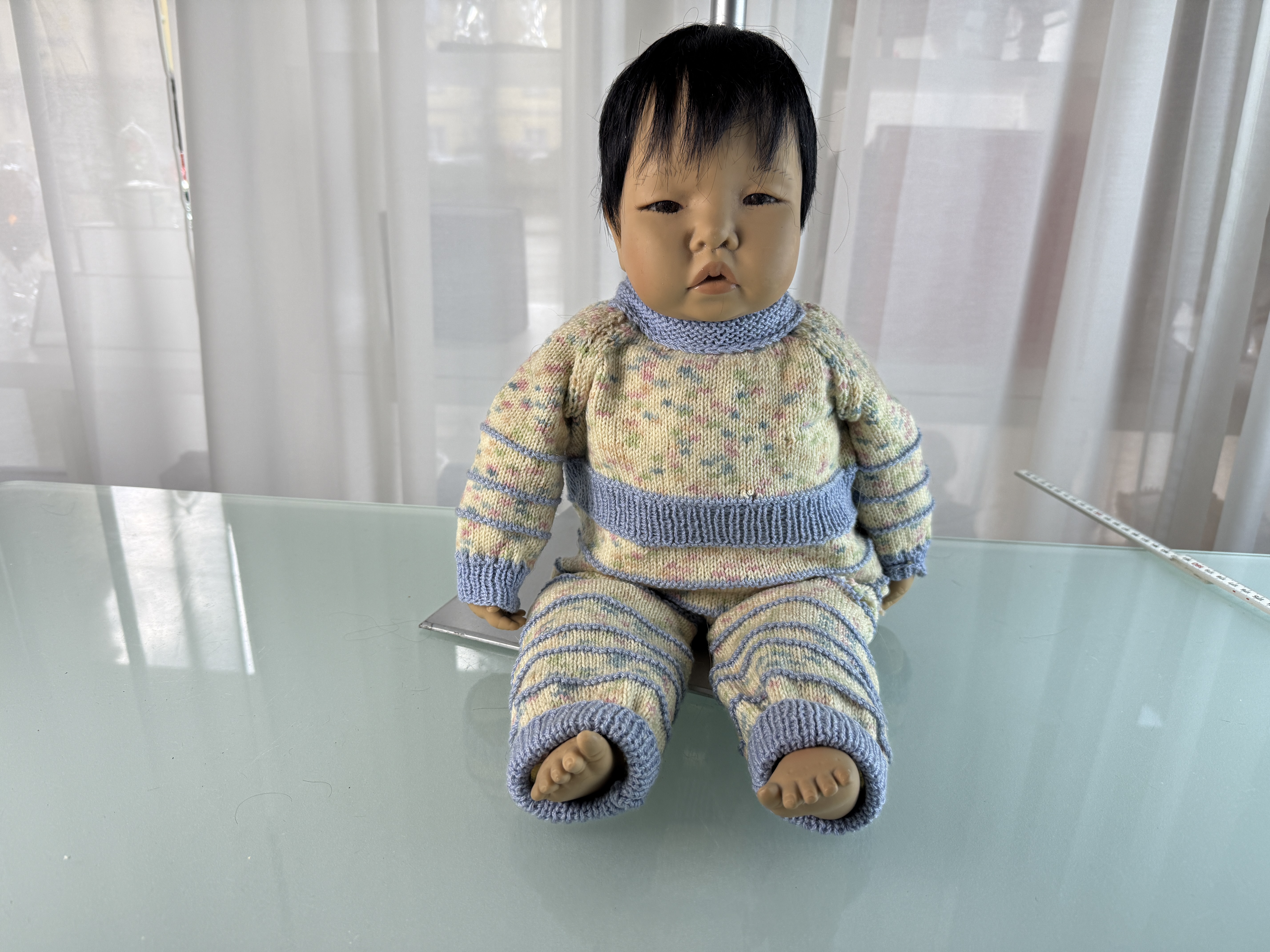 Künstlerpuppe Sammler Götz Carin Lossnitzer Vinyl Puppe 53 cm. Top Zustand