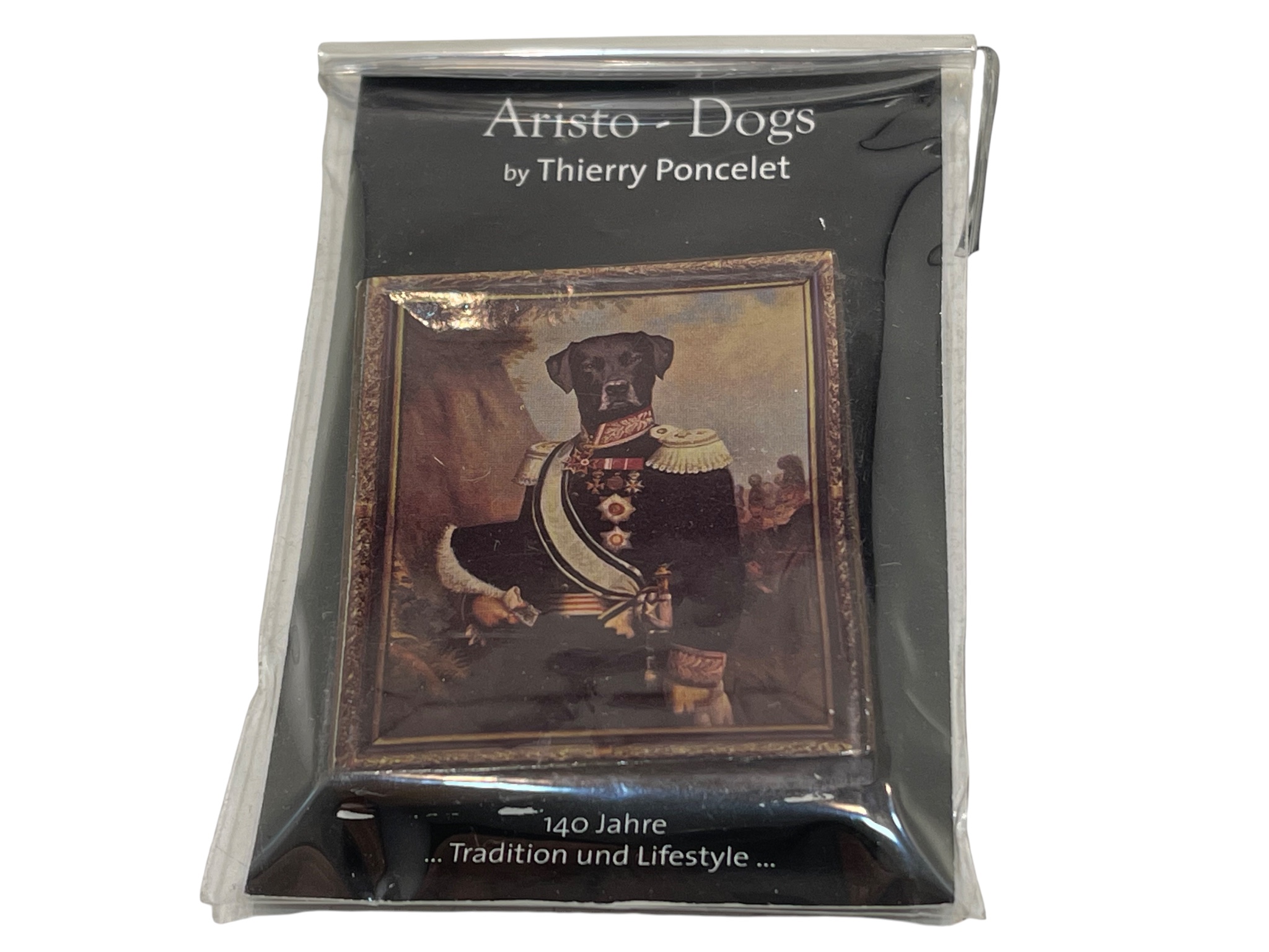 Goebel Aristo-Dogs Magnet "General von Blackweter" 5,5 x 4,5 cm - Ungeöffnet 