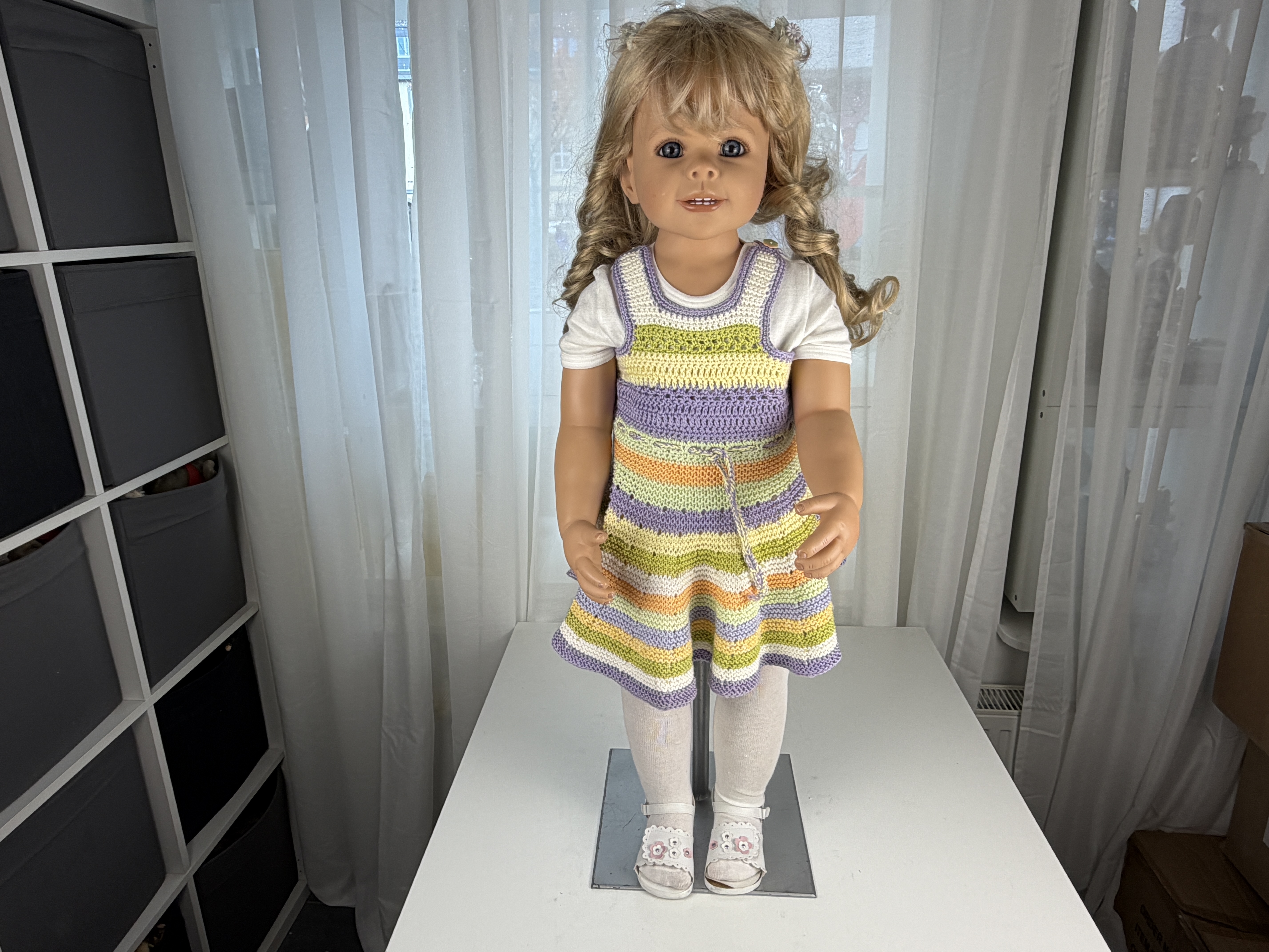 Künstlerpuppe Puppe Monika Peter Leicht Vinyl Puppe 88 cm. Top Zustand  Künstlerpuppe Puppe Monika Peter Leicht Vinyl Puppe 88 cm. Top Zustand