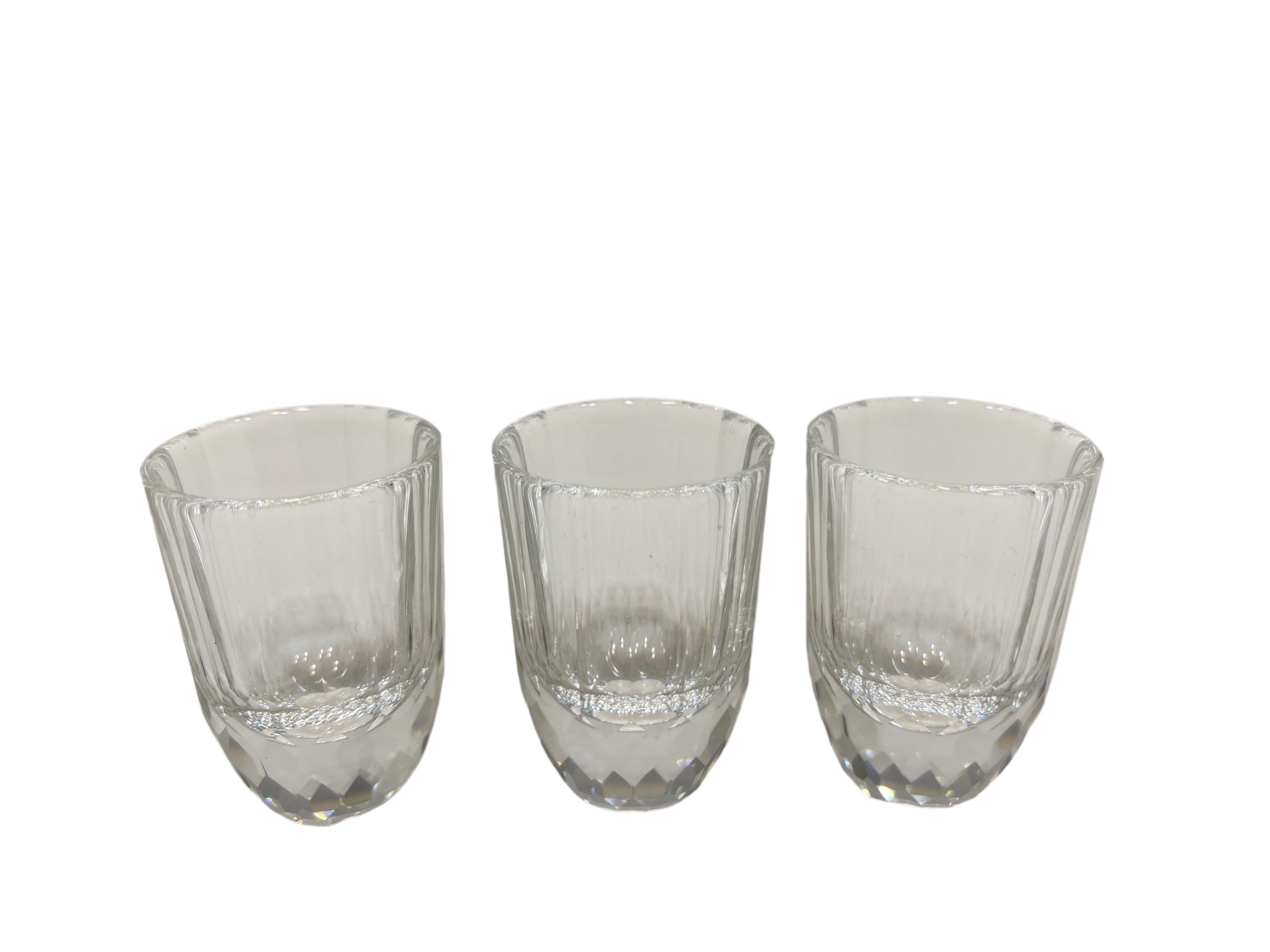 Swarovski Figur Schnapsglas 3 Stück je 5,5 cm. Top Zustand.  