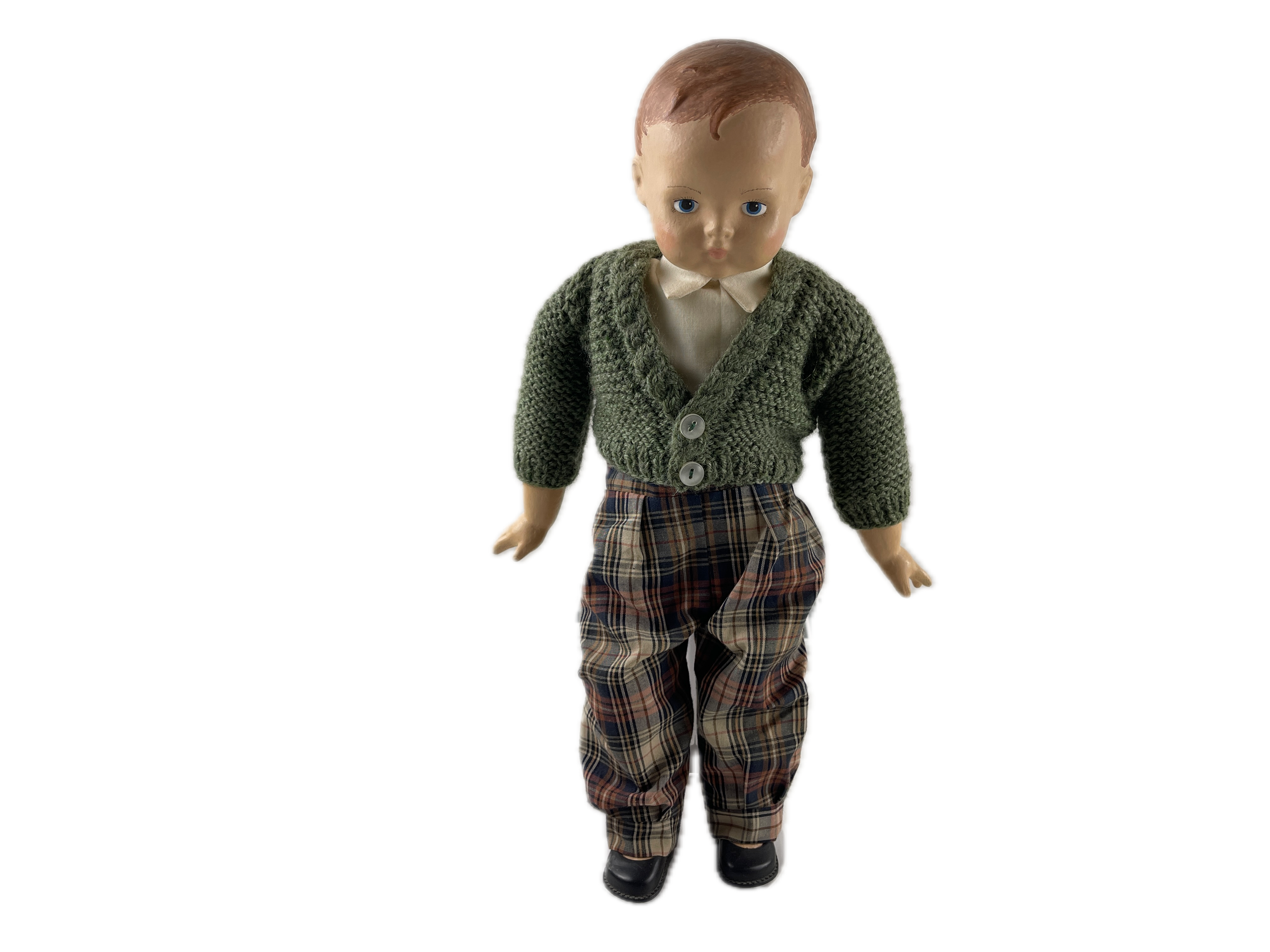 Künstlerpuppe Puppe 38 cm. Zustand siehe Fotos   