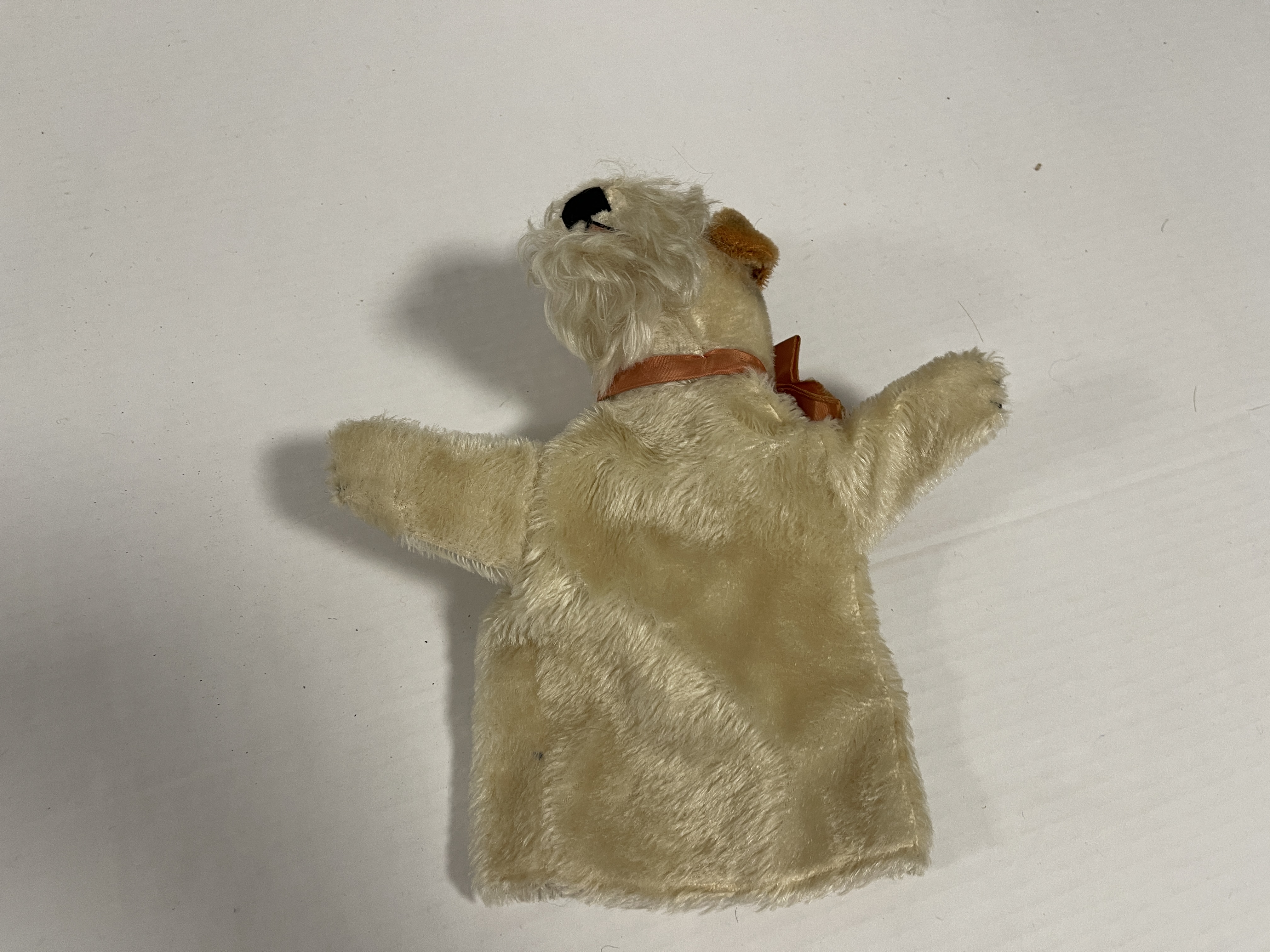 Steiff Tier Handpuppe Hund 22 cm - Zustand siehe Fotos    