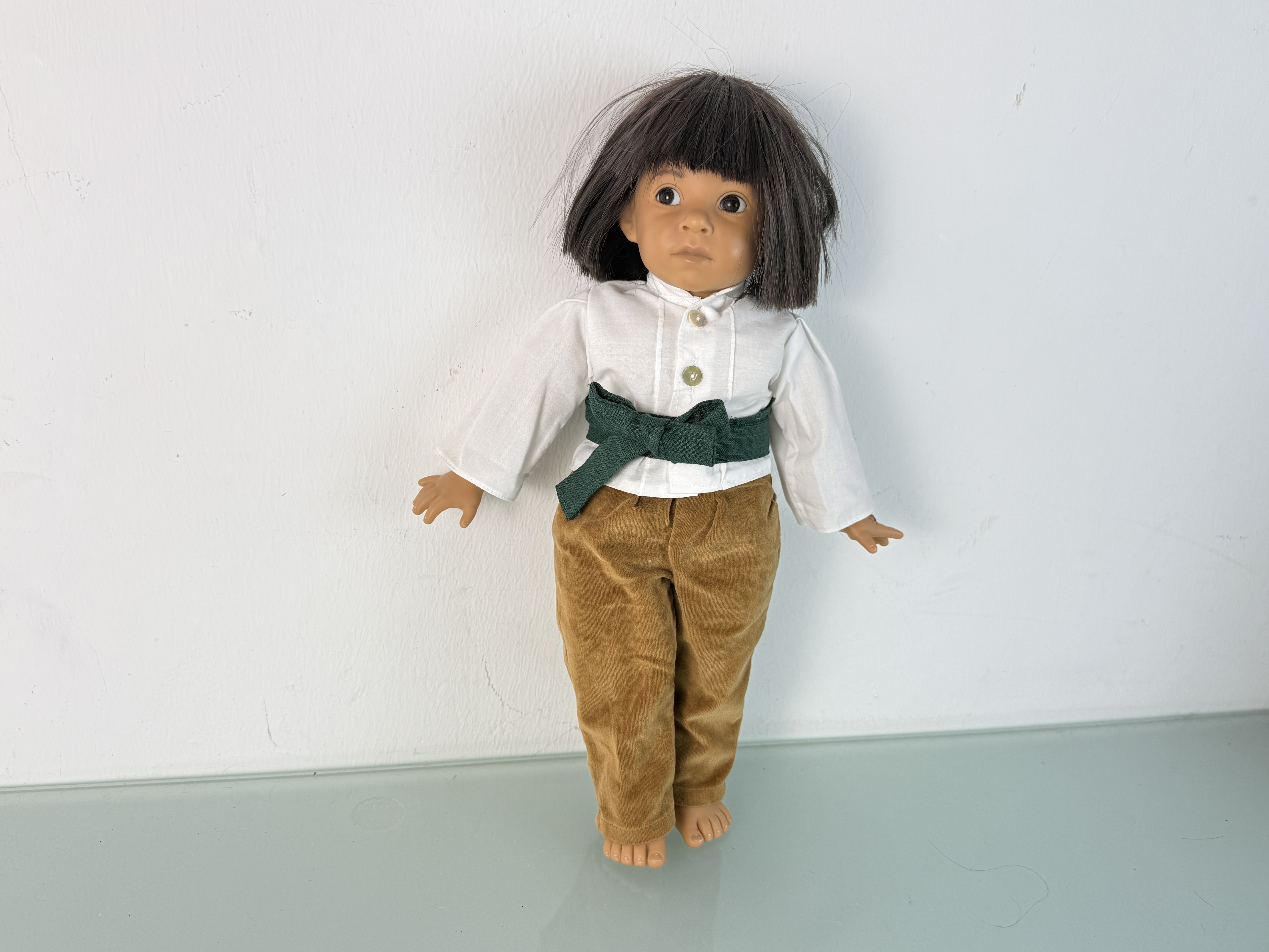 Künstlerpuppe Götz Elisabeth Lindner Vinyl Puppe 42 cm. Top Zustand