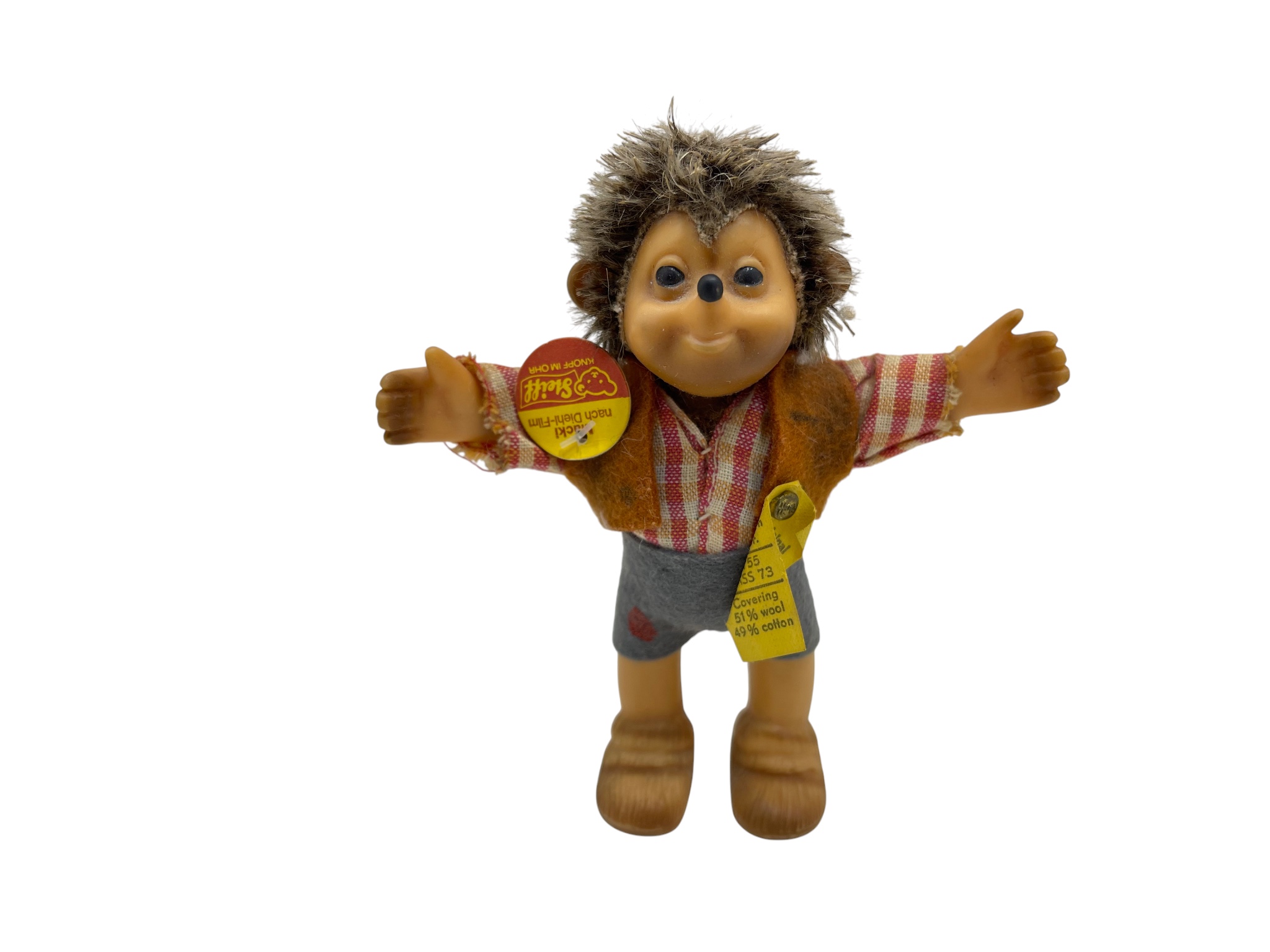 Steiff Tier 7627/12 Macki 12 cm. Top Zustand  