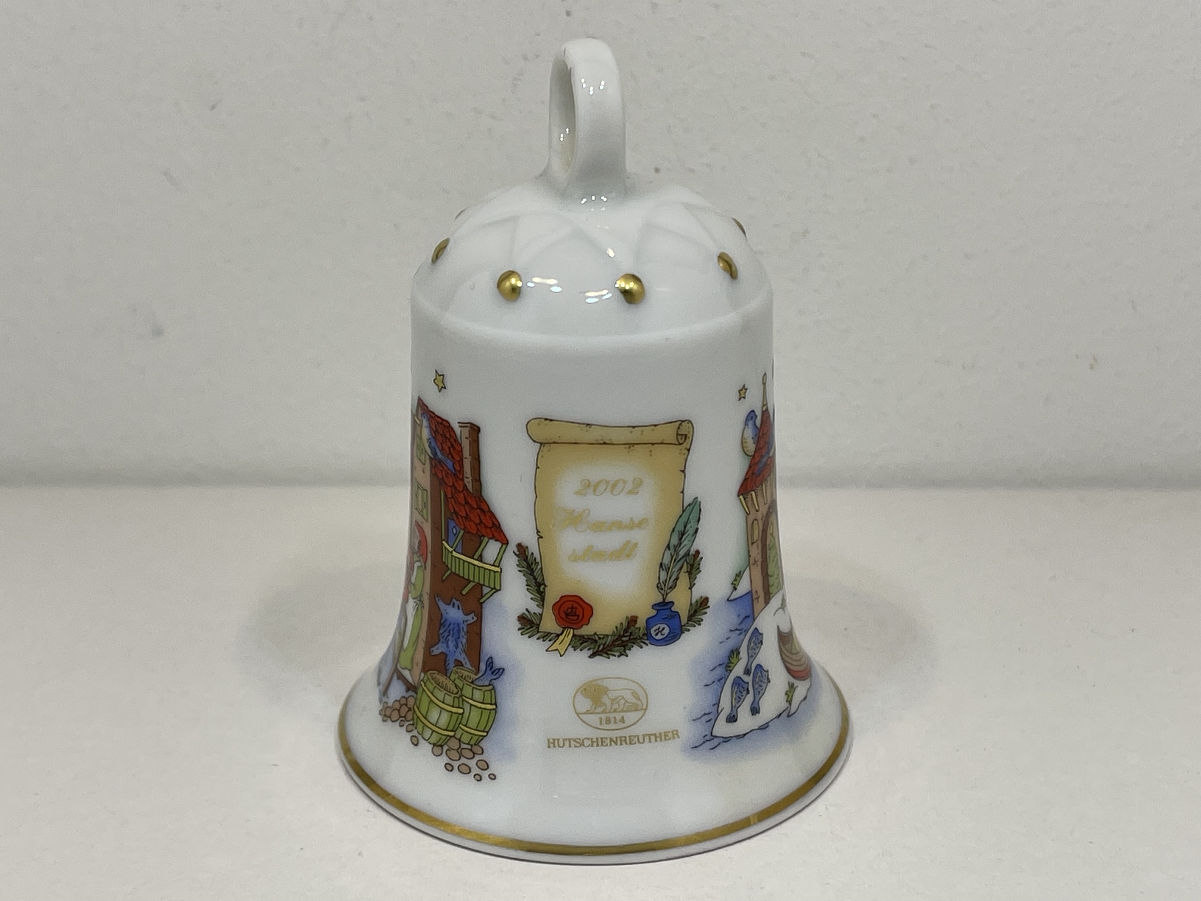  Hutschenreuther 2002. Weihnachtsglocke 7 cm. Top Zustand. 