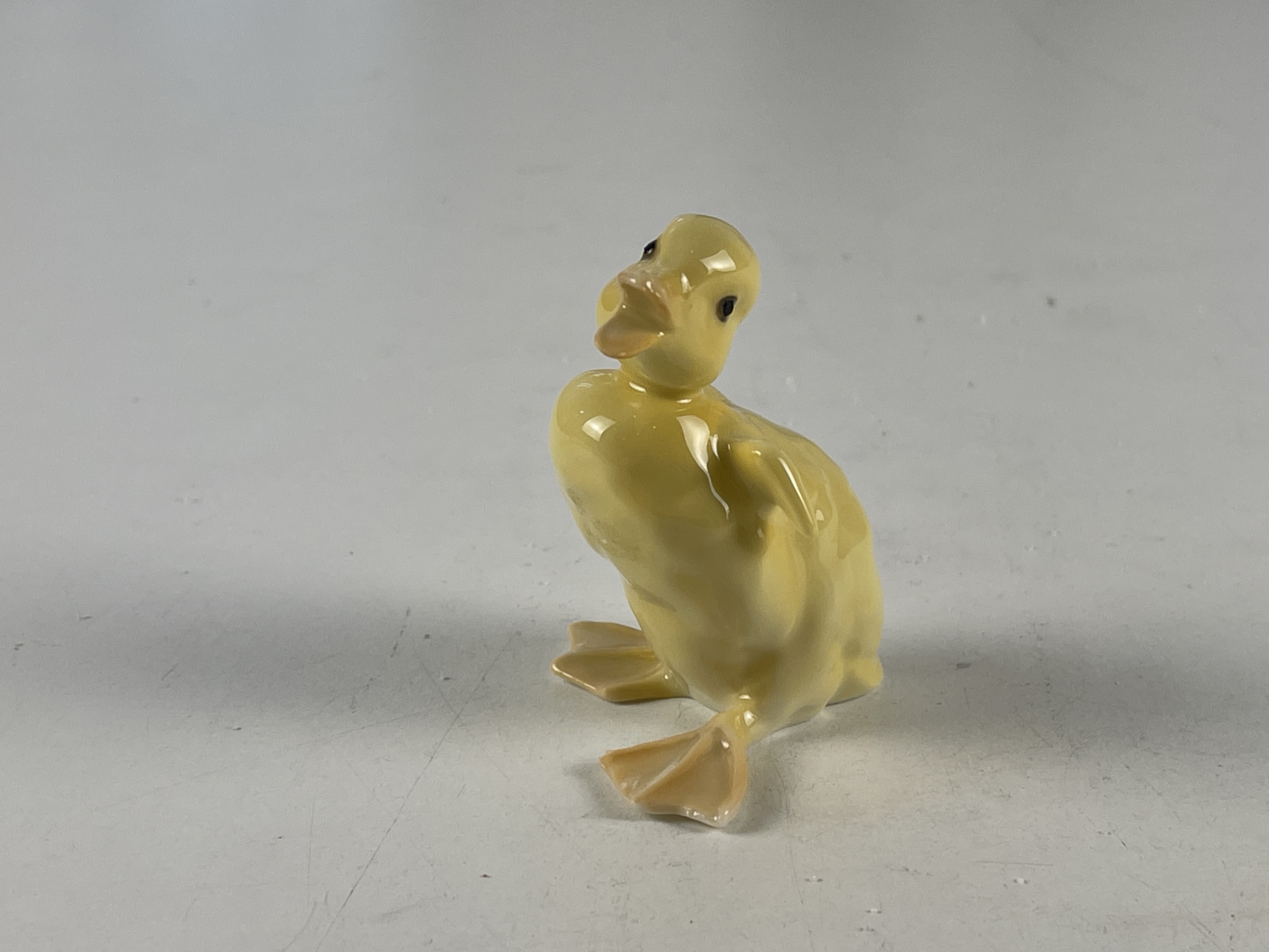 Sammler Porzellan Figur Ente 7 cm - Zustand siehe Fotos  