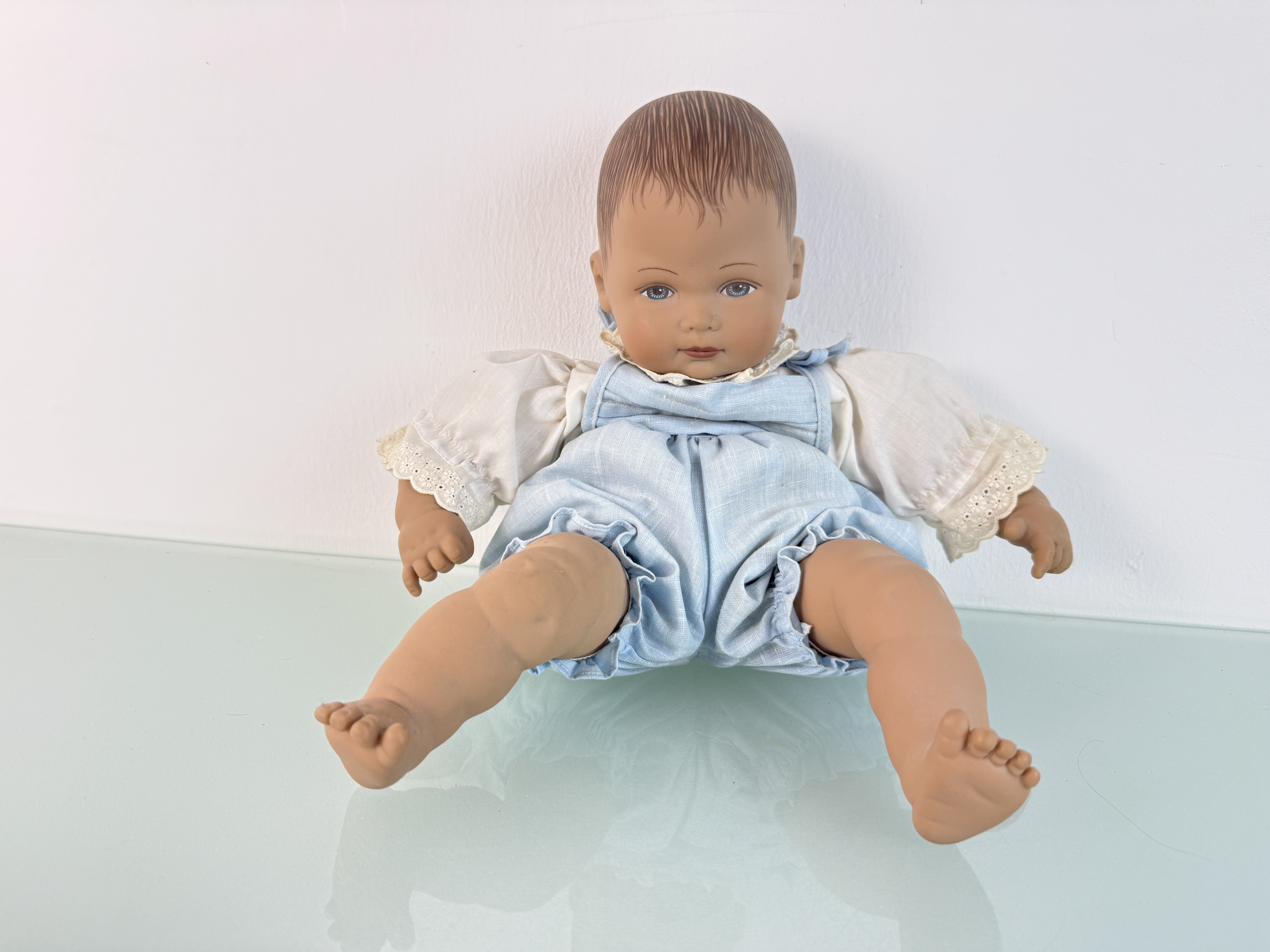 Künstlerpuppe Heidi Ott Vinyl Puppe 43 cm. Top Zustand