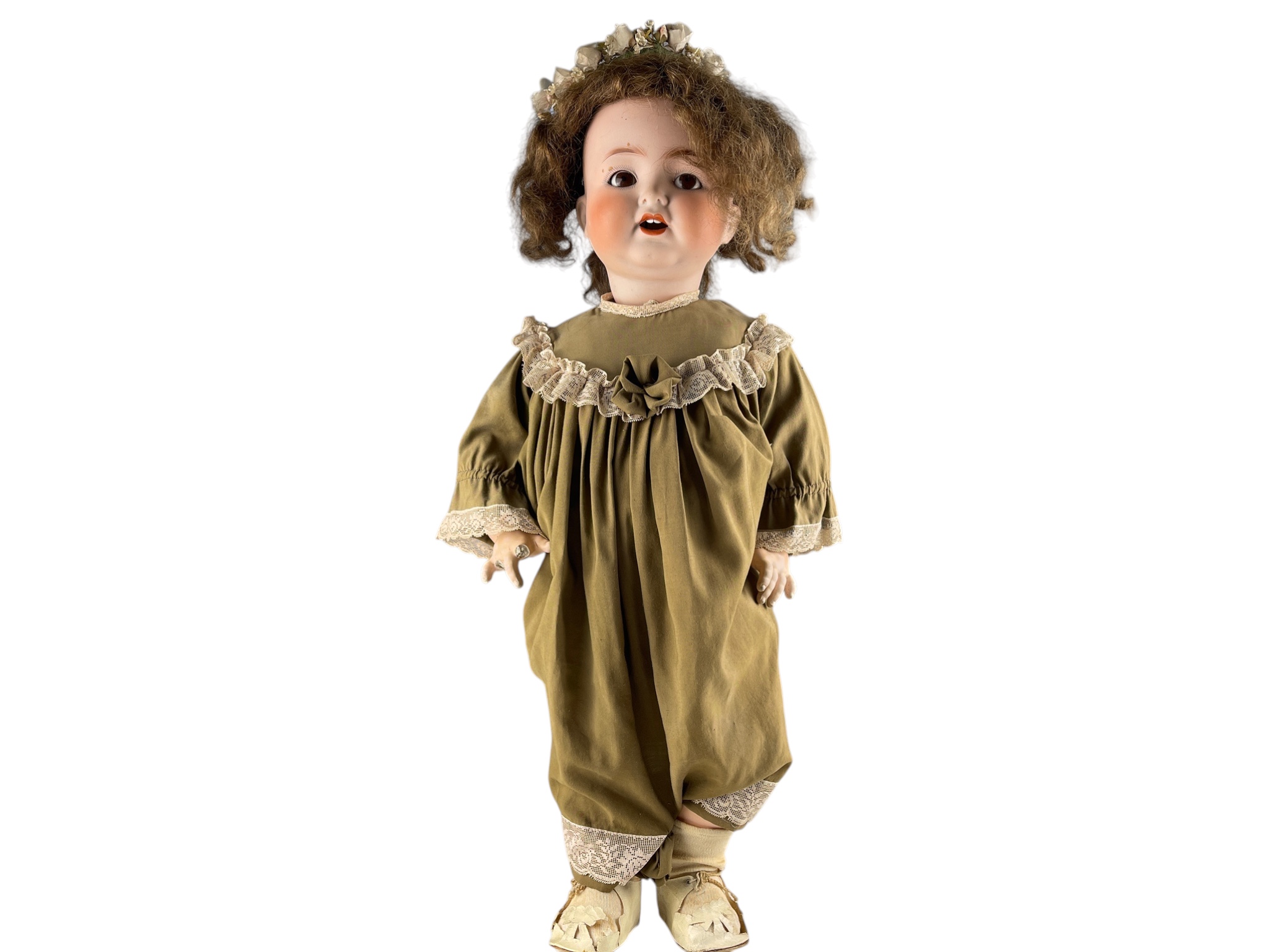 Künstlerpuppe Heubach Köppelsdorf Puppe 64 cm. Zustand Siehe Fotos