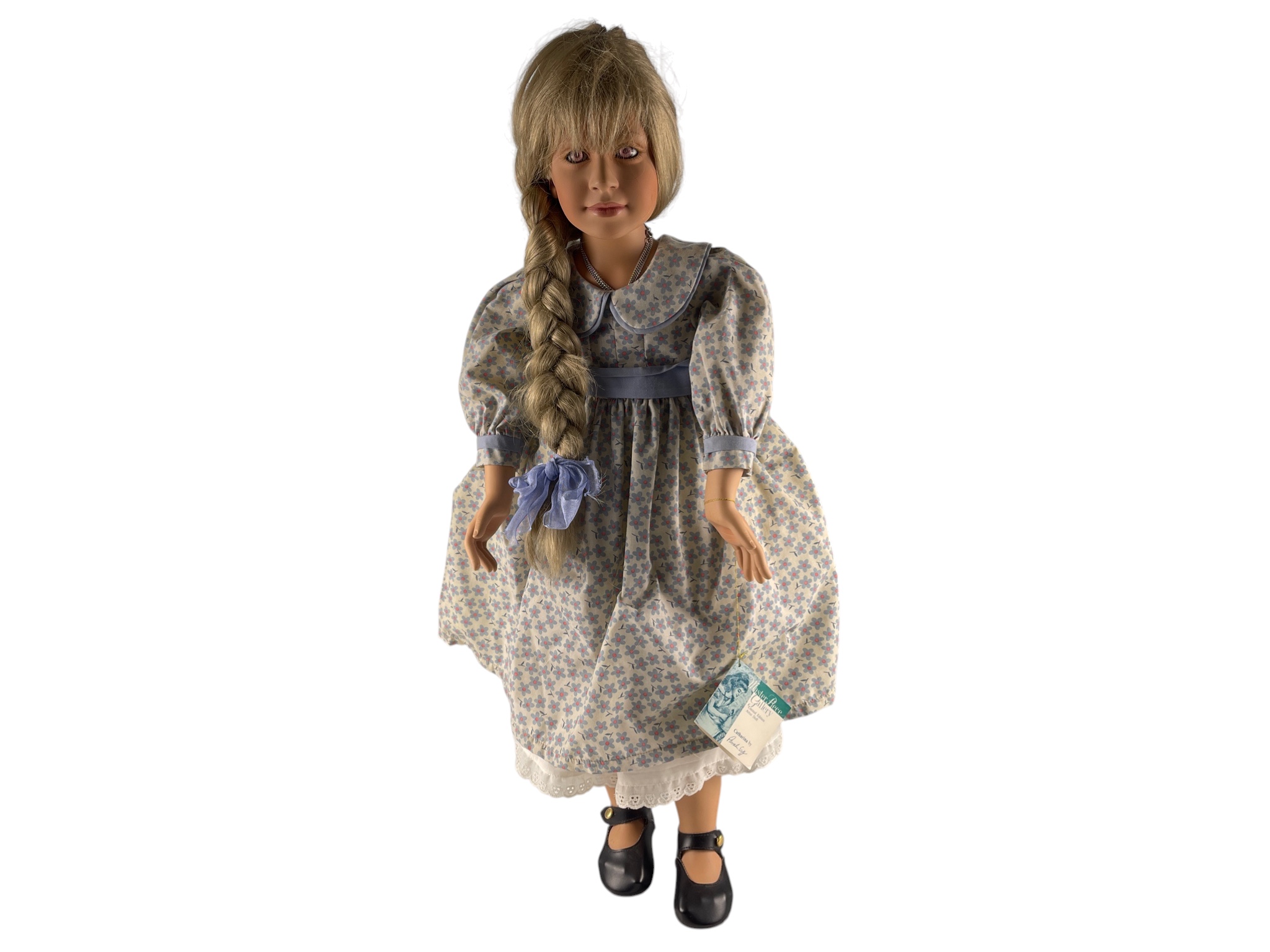 Künstlerpuppe Pamela Erff Porzellan Puppe 72 cm. Top Zustand  