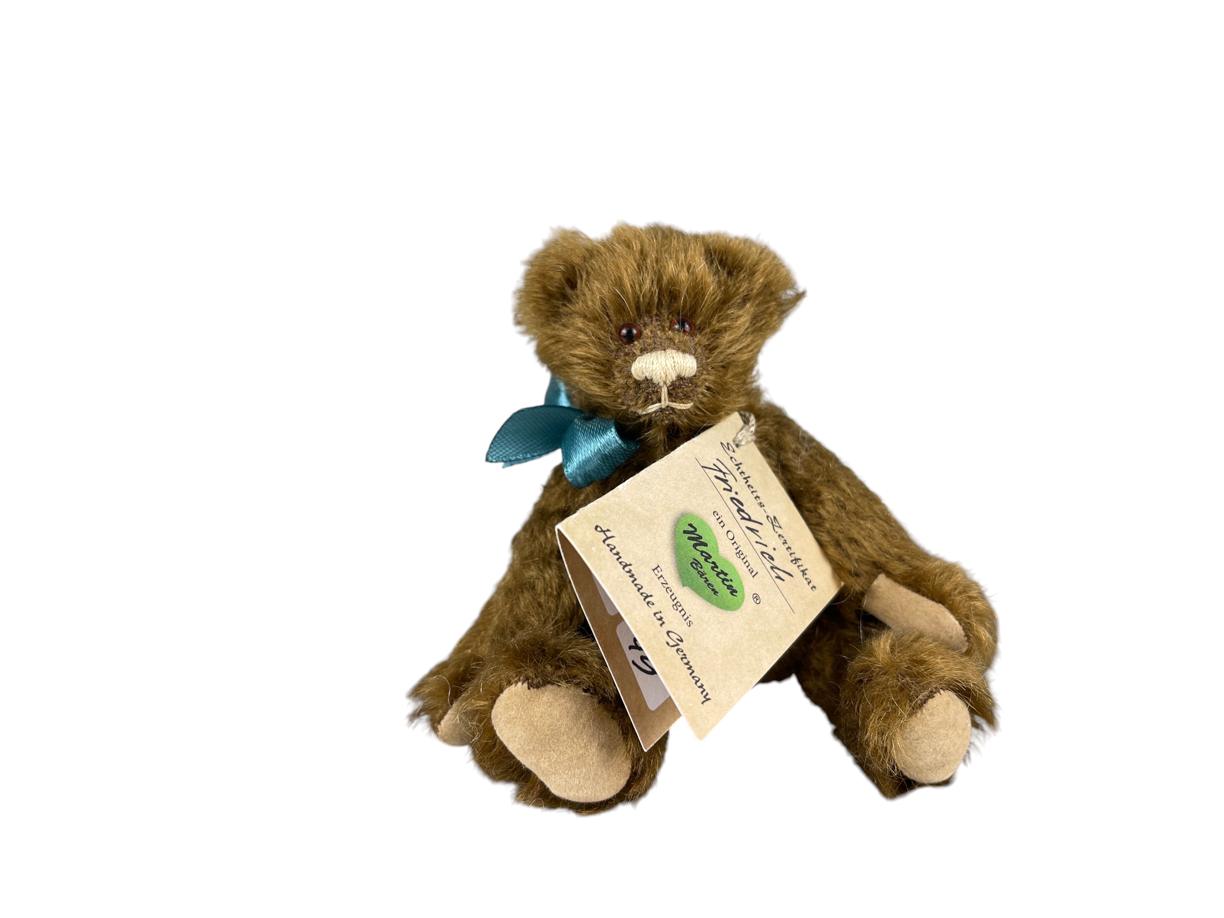 Künstlerbär  Martin Bär Teddy Bär 13 cm. Top Zustand.  