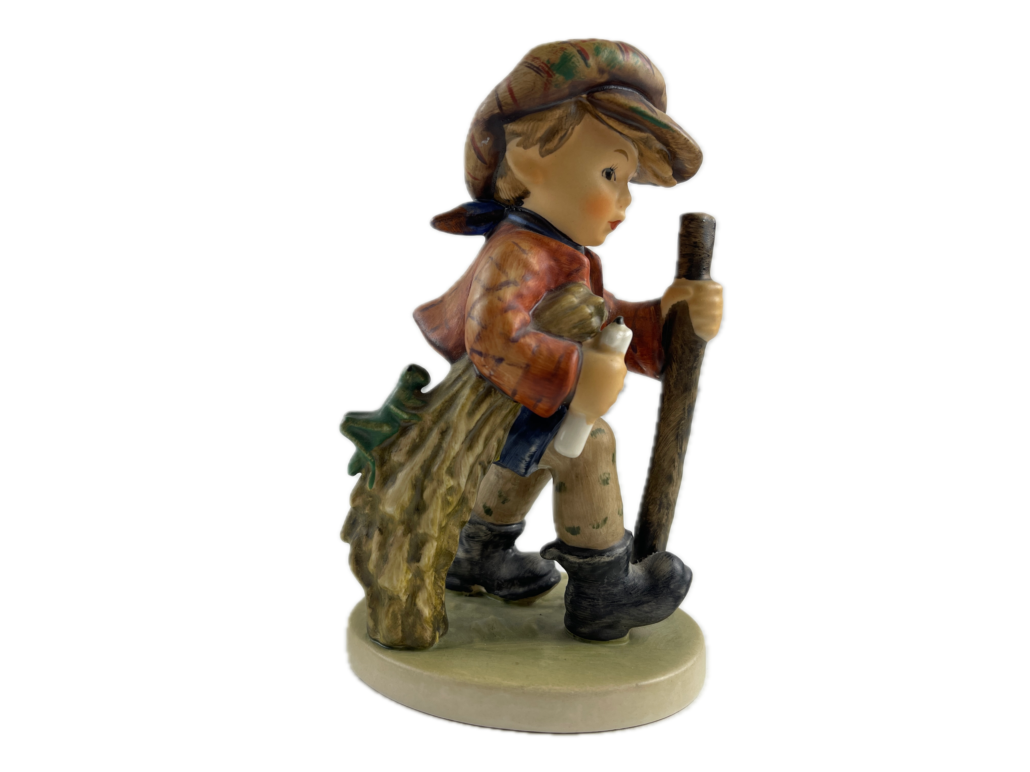 Hummel Figur 386 Auf heimlichen Wegen 14 cm. 1 Wahl. Zustand siehe Fotos 