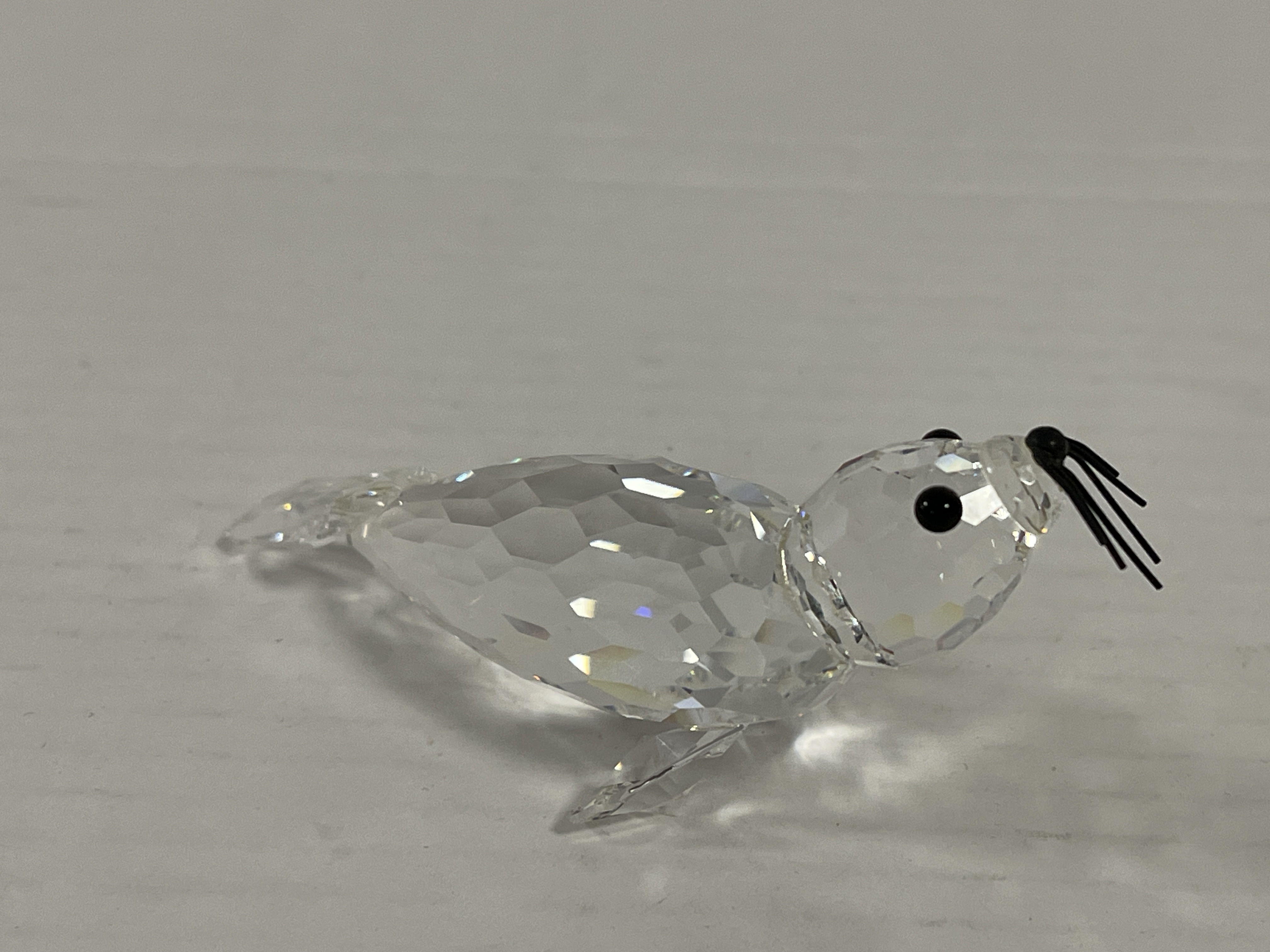 Swarovski Figur 012261 Großer Seehund Robbe 10 cm. Top Zustand