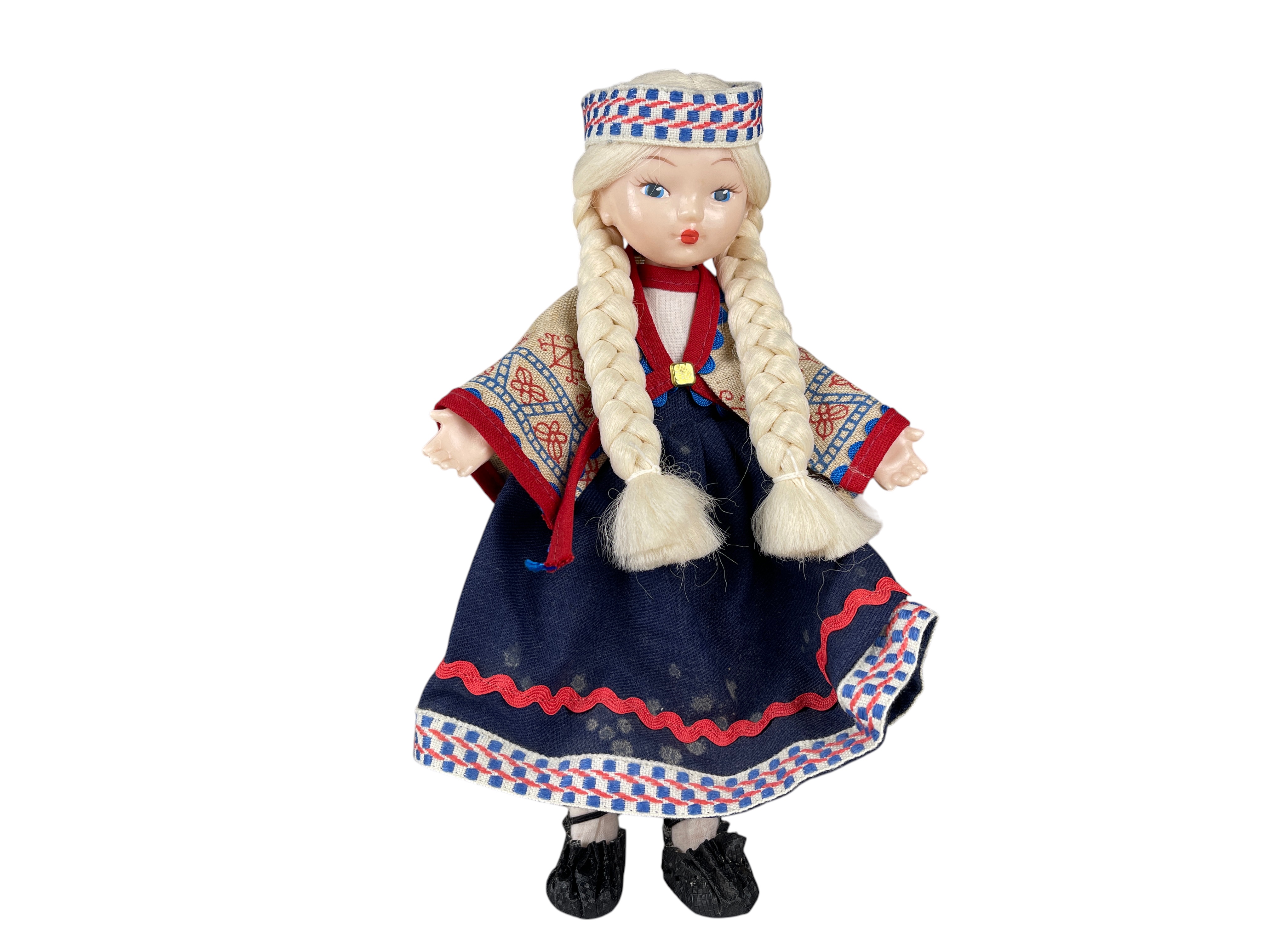 Sammler Puppe Vinyl Puppe 28 cm. Top Zustand   