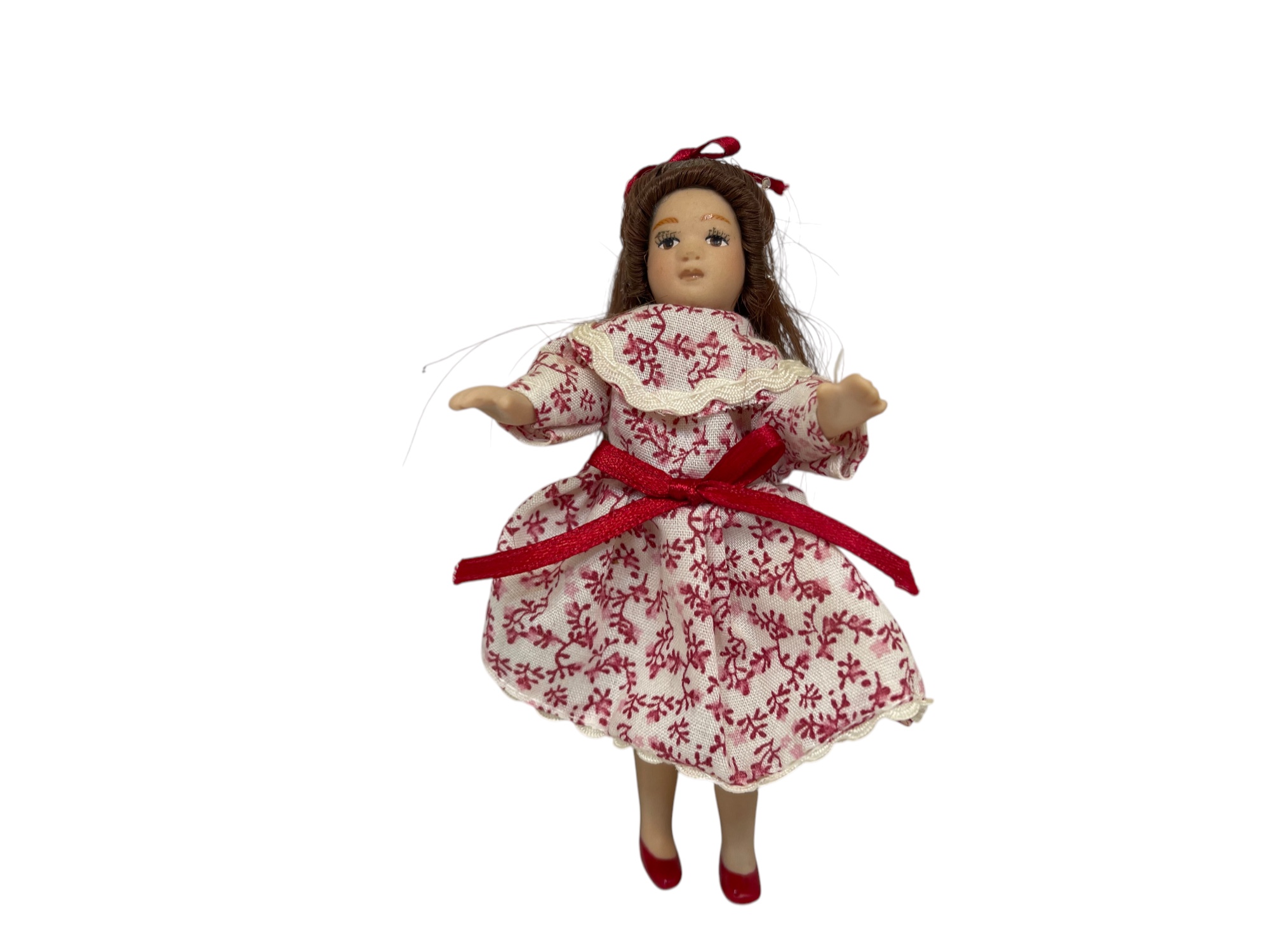 Sammler Puppe Porzellan Puppe 11 cm. Top Zustand 