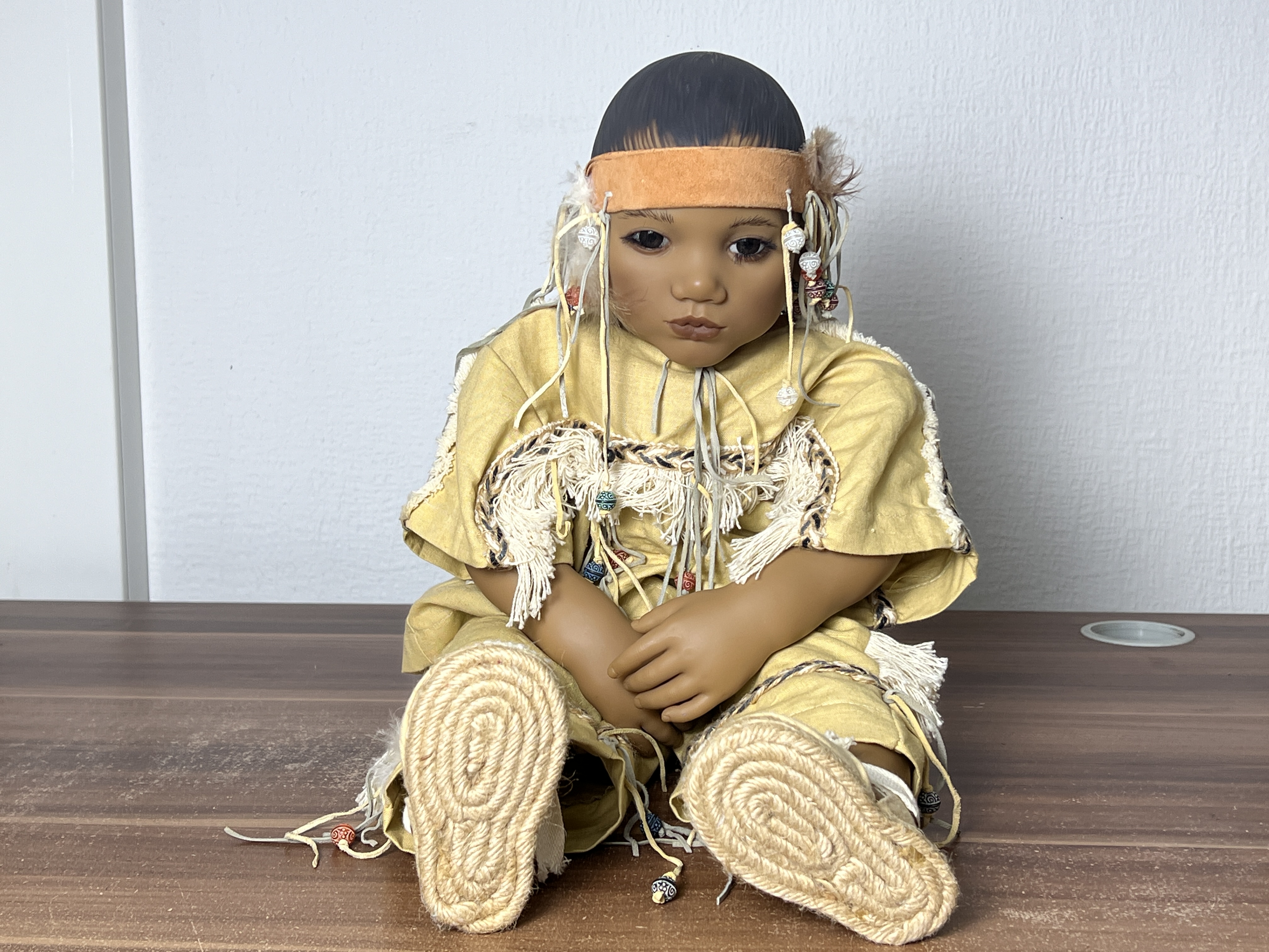 Künstlerpuppe Annette Himstedt Puppe Takuma 65 cm. Top Zustand 