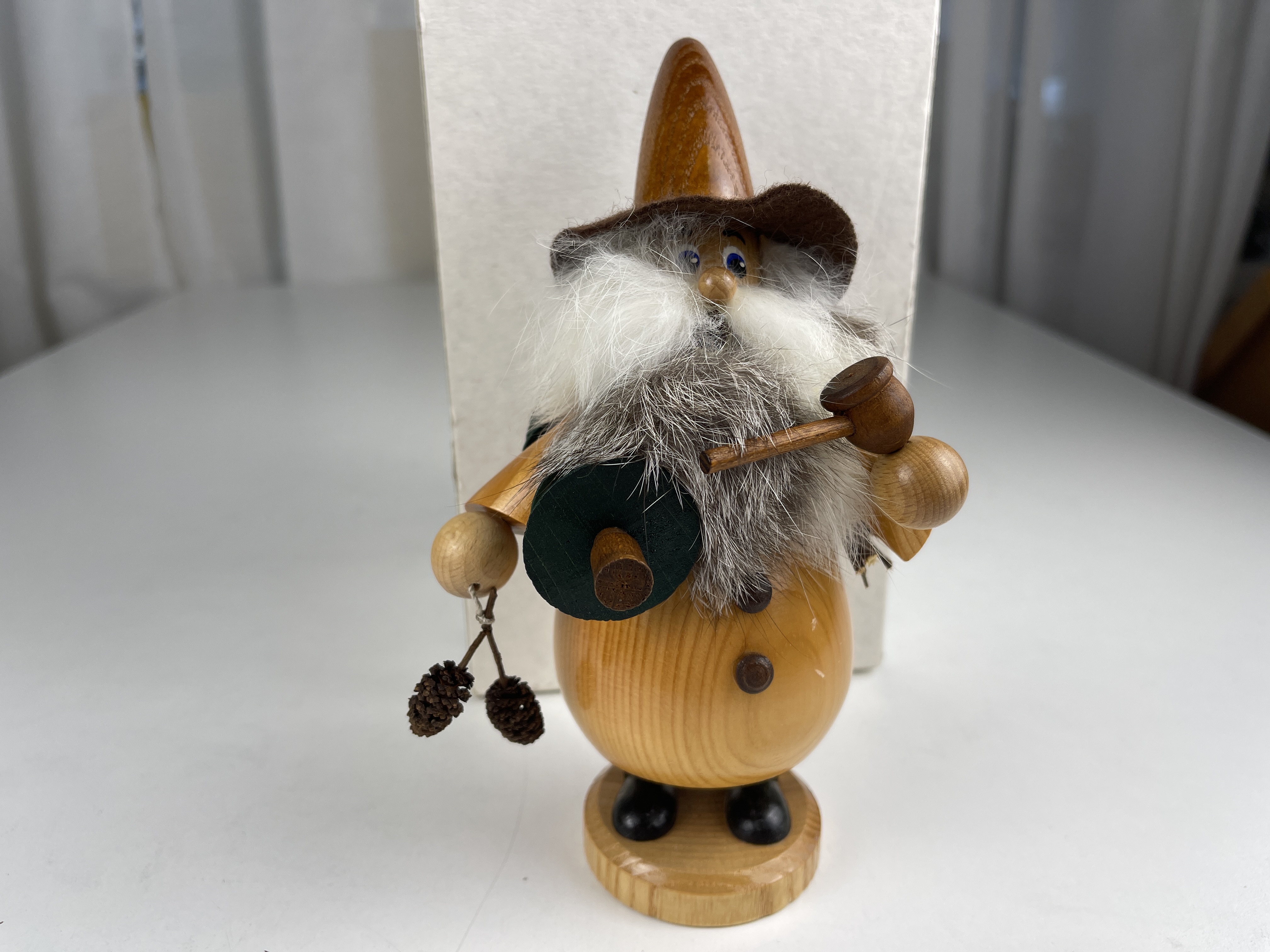 Erzgebirge Figur Räuchermann Holzfigur 18 cm. Top Zustand    