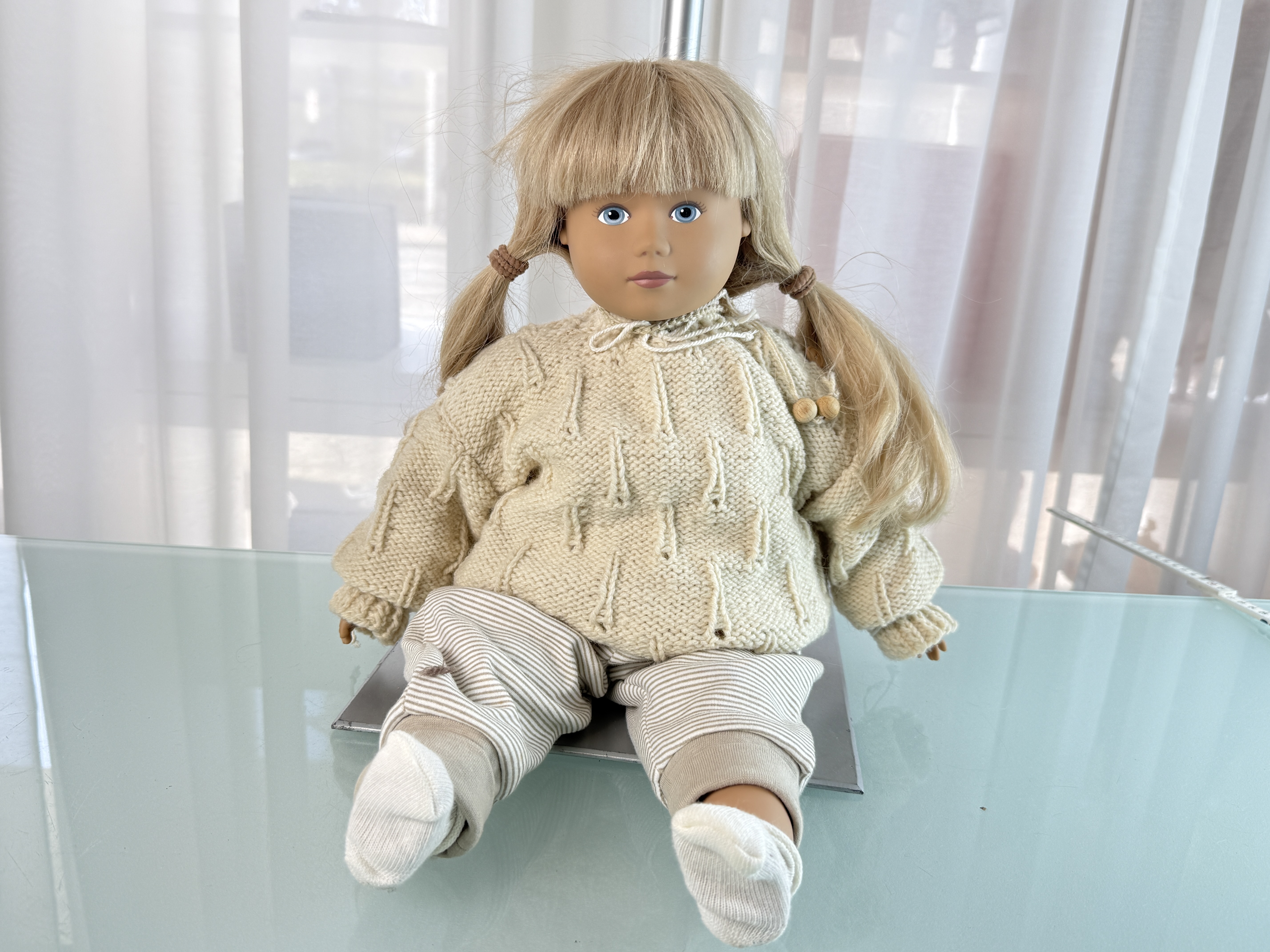 Künstlerpuppe Sammler Sigikid Vinyl Puppe 45 cm Top Zustand   