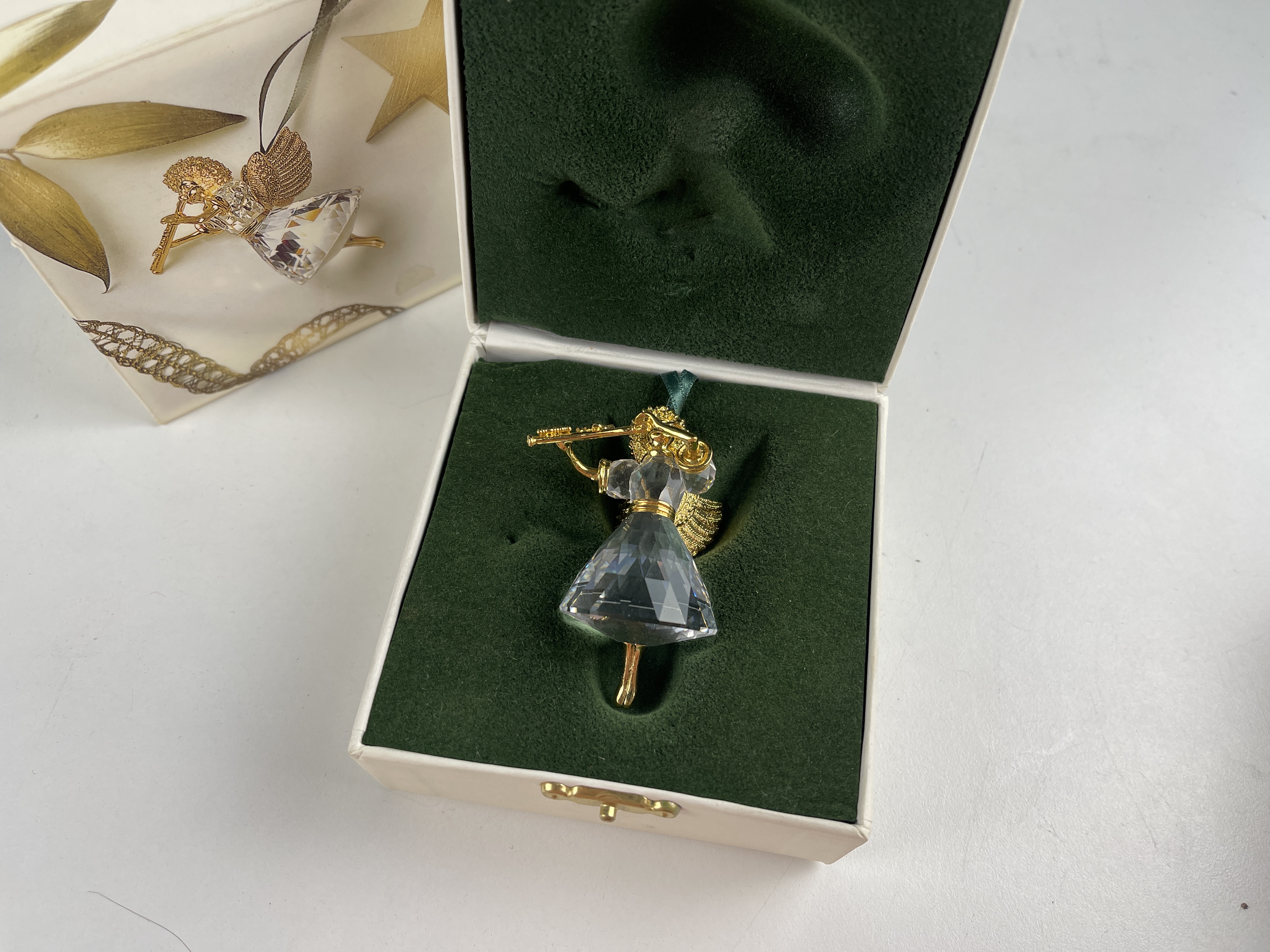 Swarovski Figur 235896 Weihnachtsengel 1999 Ornament 7 cm. Ovp & Zertifikat Top Zustand    