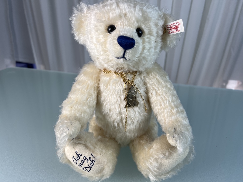 Steiff Tier Teddy 671029 FreundschaftsTeddy Bär 29 cm Top Zustand.