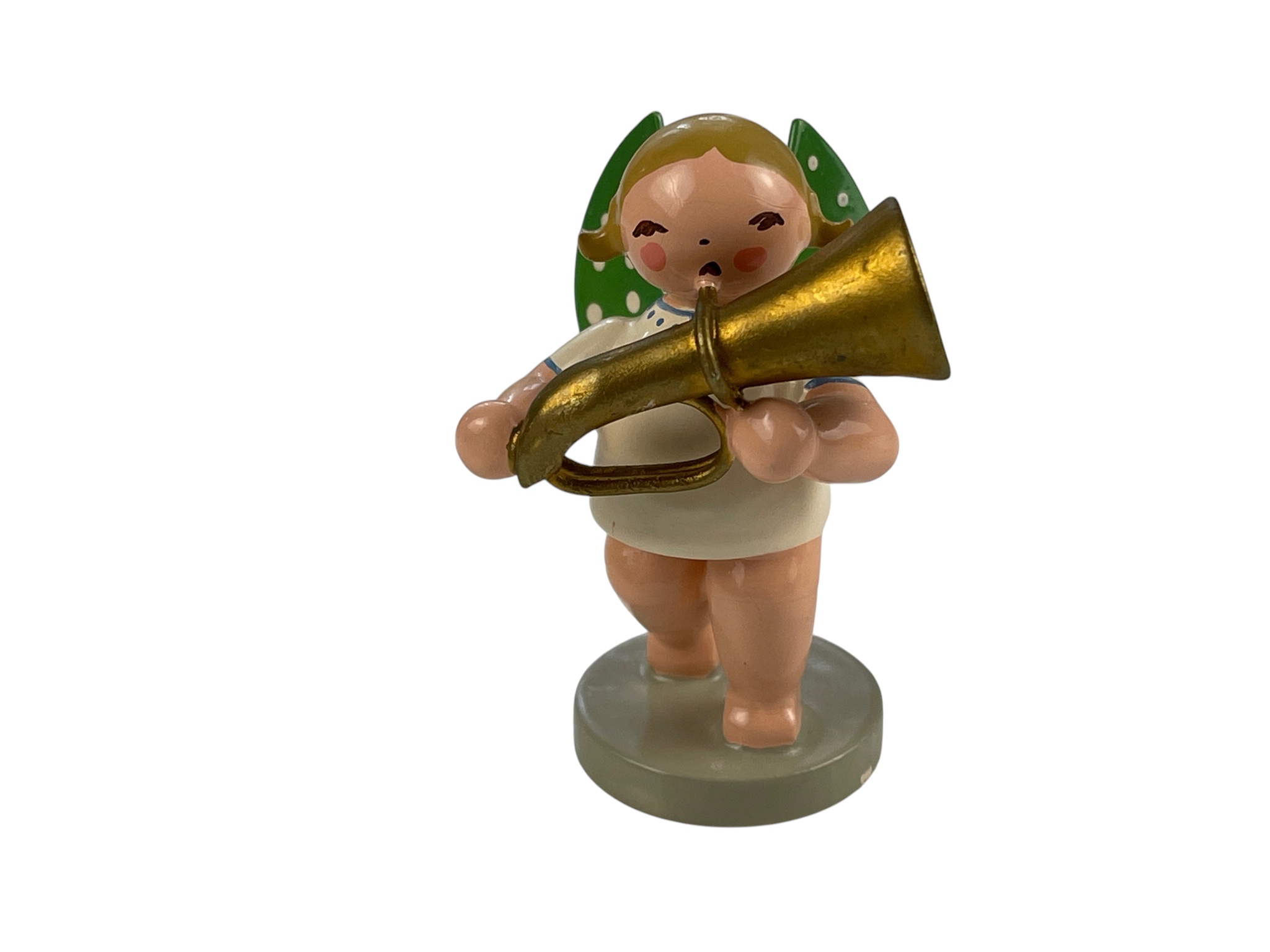  Erzgebirge Figur Engel 6 cm. Zustand siehe Fotos 