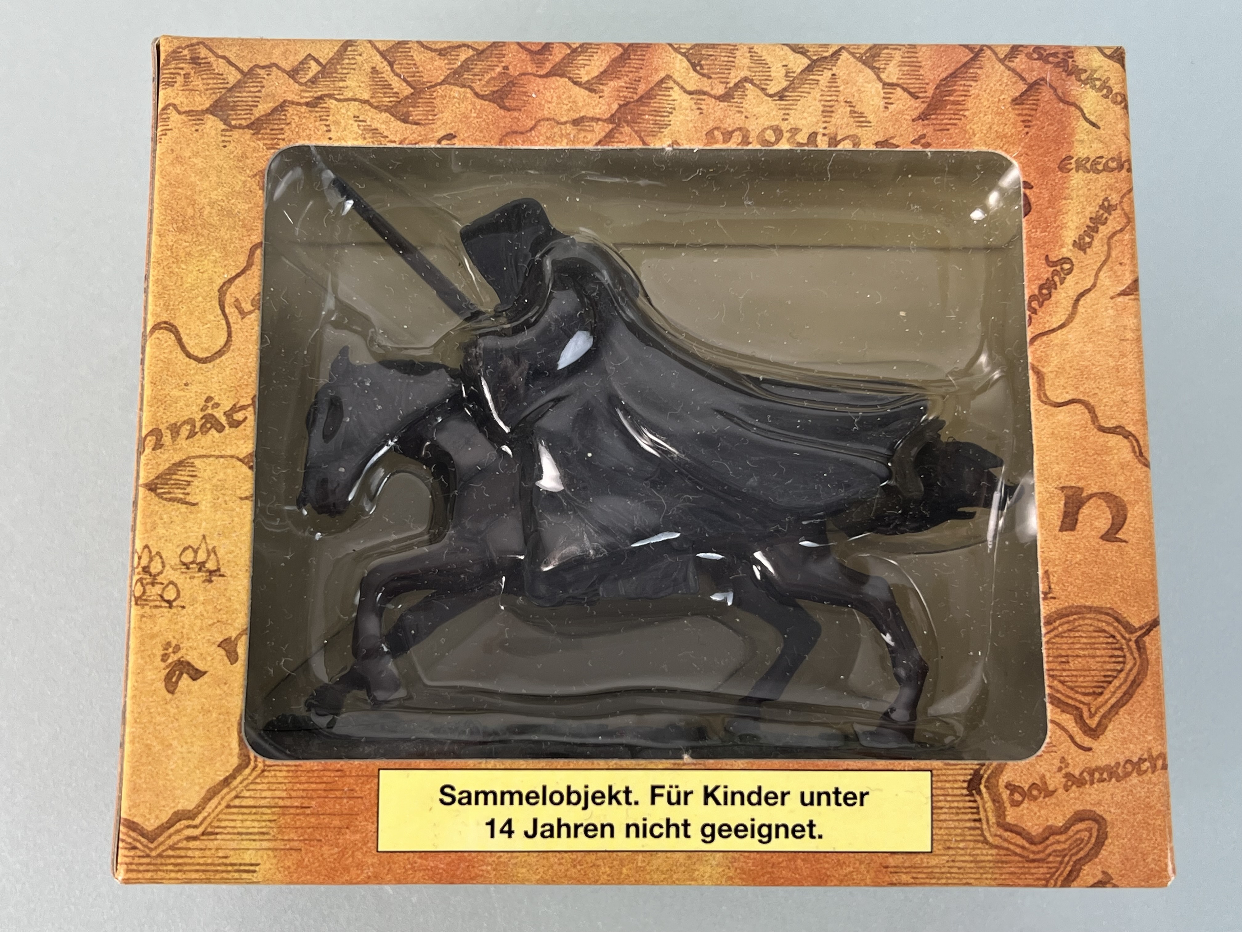 Sammelfigur "Der Herr der Ringe" Nazgül zu Pferd im Galopp 8,5 cm / 8,3 cm. Sonderfigur