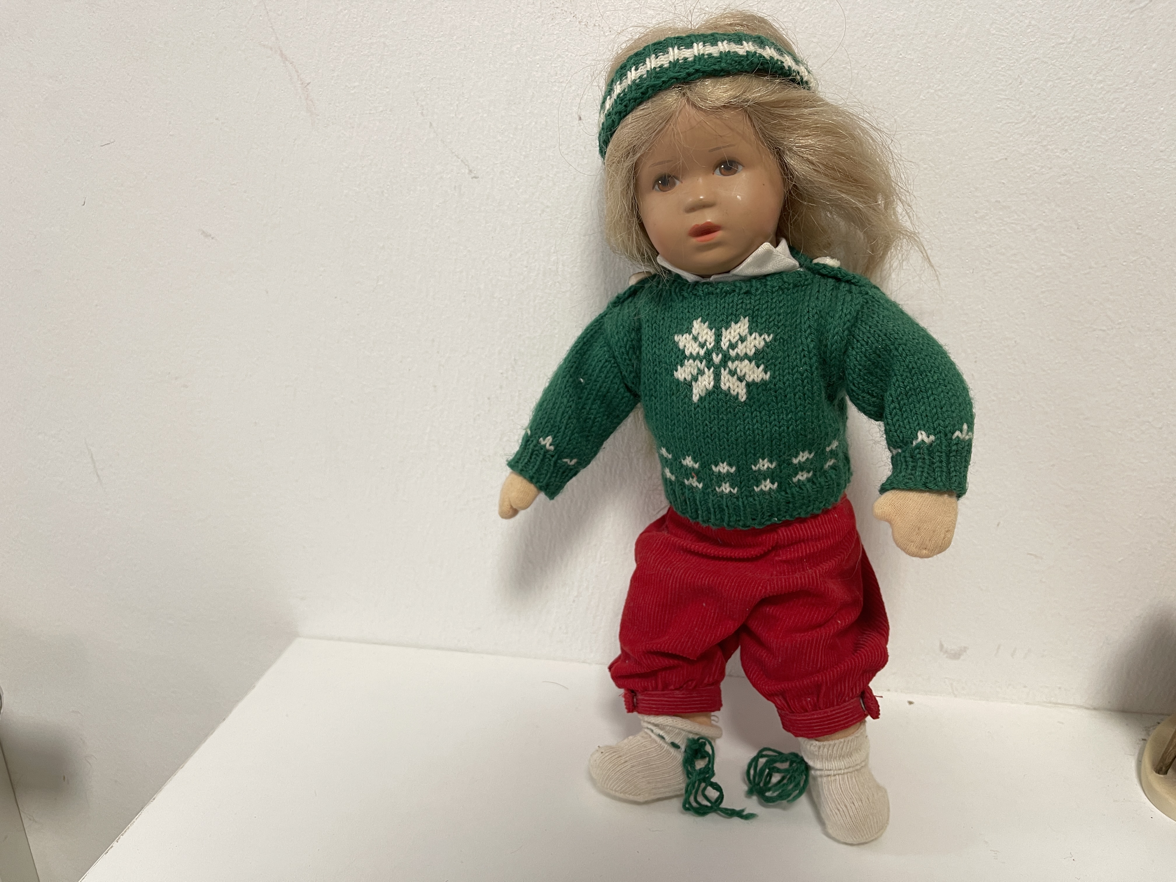 Käthe Kruse Puppe Sammlerpuppe 33 cm Top Zustand 