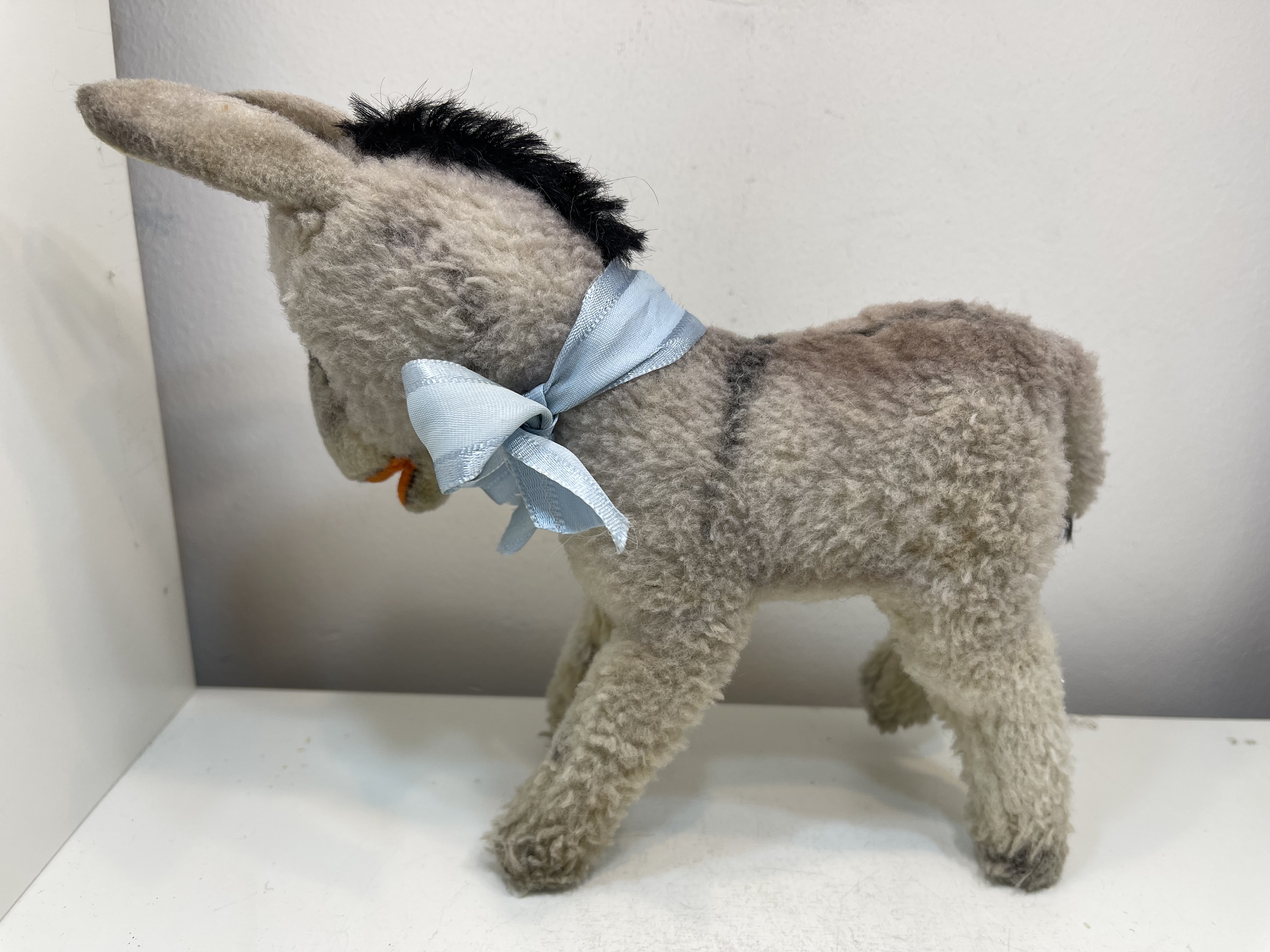 Sammler Stofftier Esel 18 cm. Top Zustand   