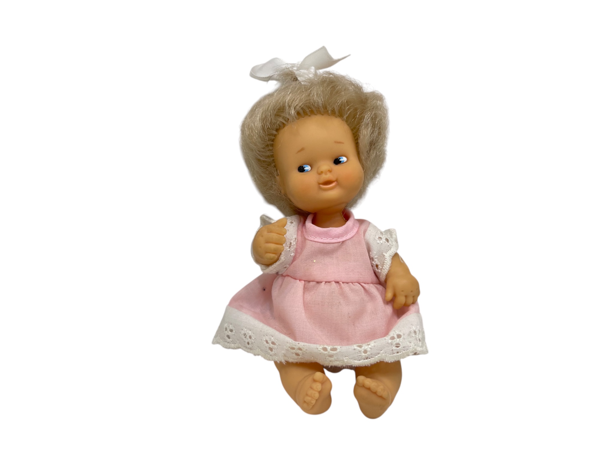 Sammler Puppe Vinyl Puppe 16 cm. Top Zustand  