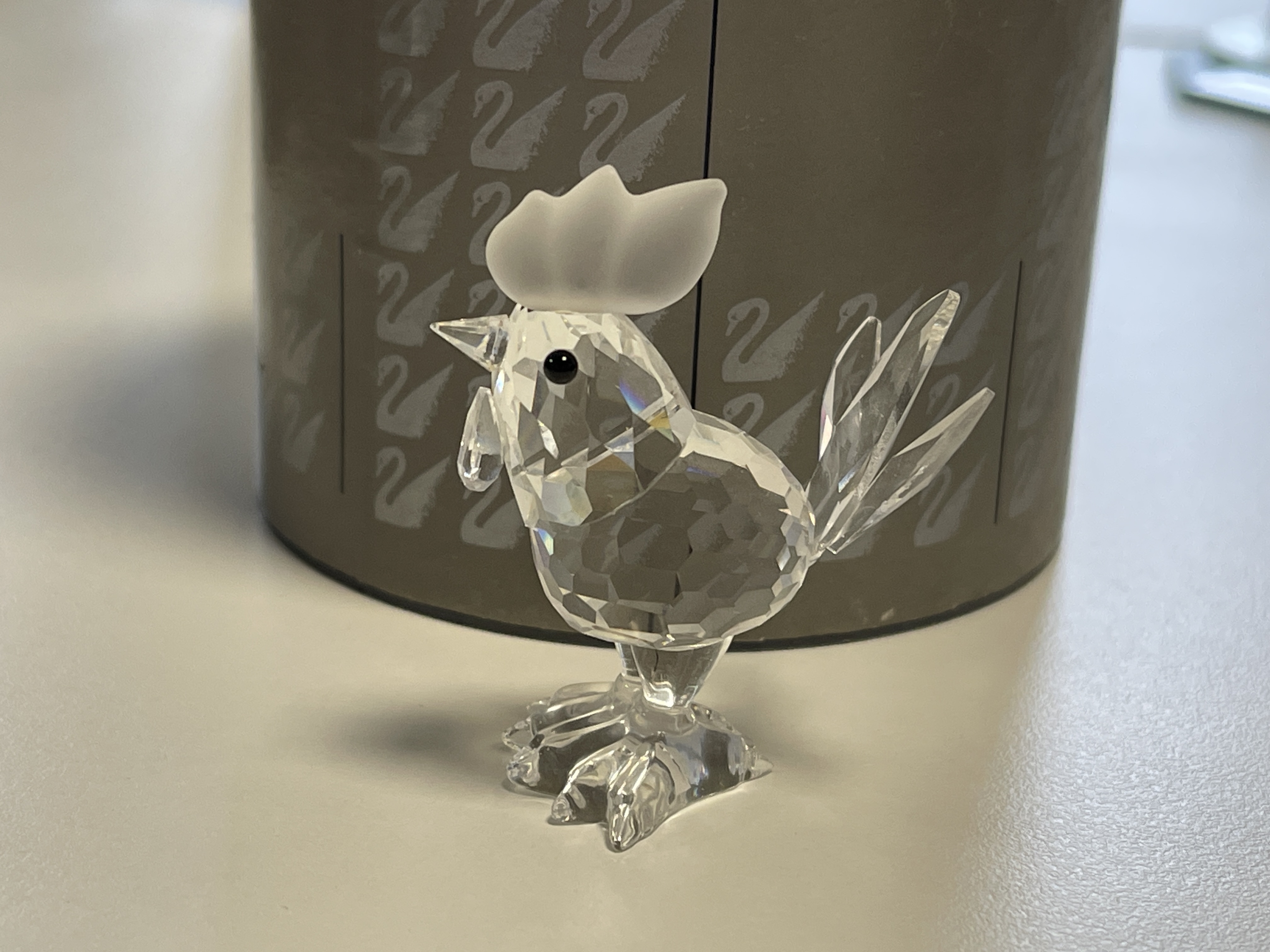Swarovski Figur 014497 Hahn 5 cm. Ovp & Zertifikat. Top Zustand 