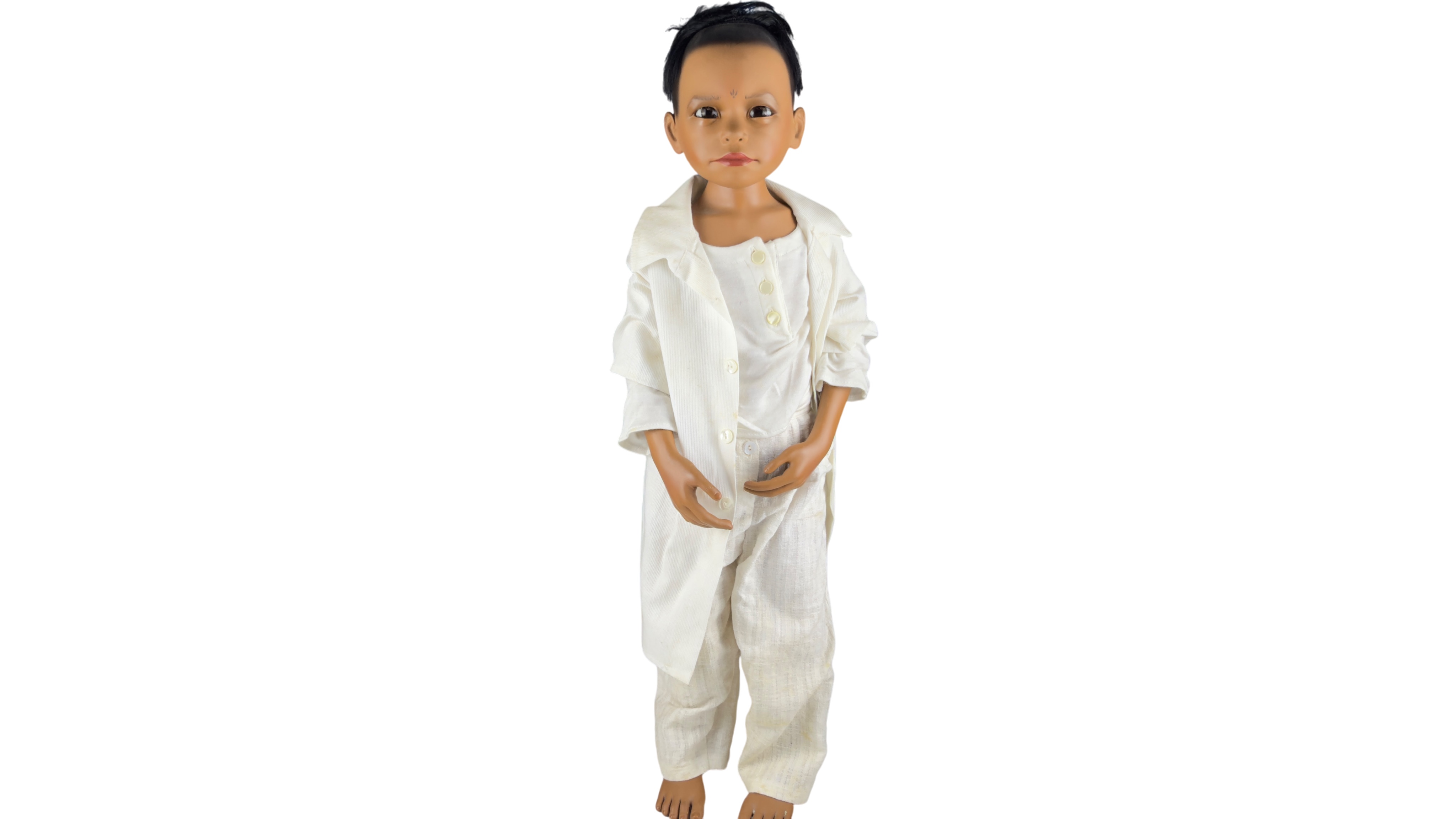 Künstlerpuppe Philip Heath Künstlerpuppe Vinyl Puppe 80 cm. Top Zustand 