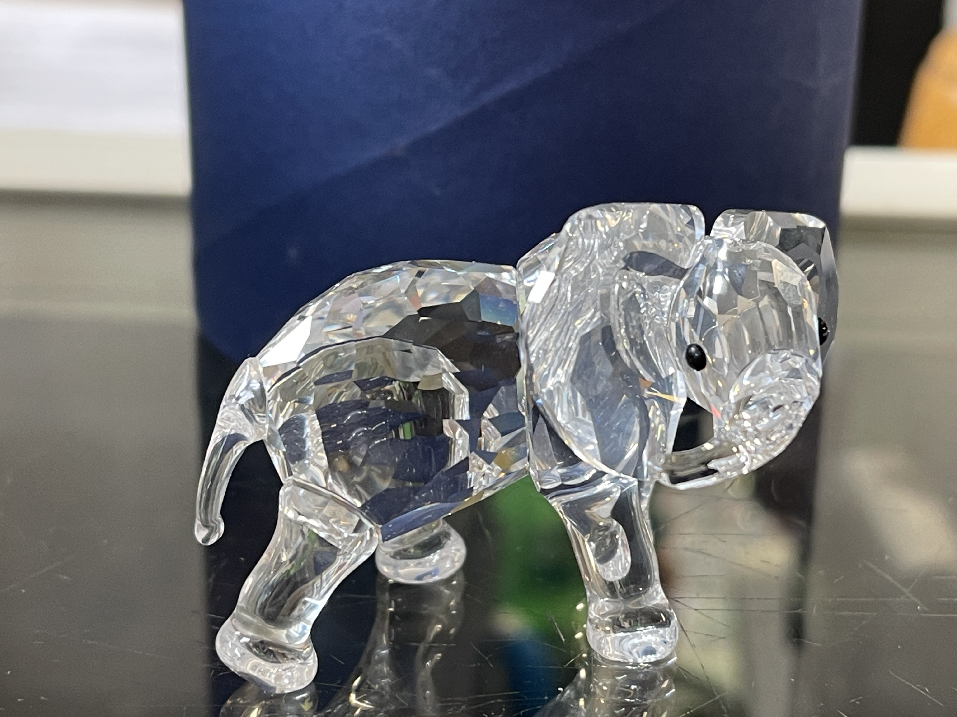 Swarovski Figur 674587 Elefant Baby Jungtier 6 cm Ovp Zertifikat Top Zustand 